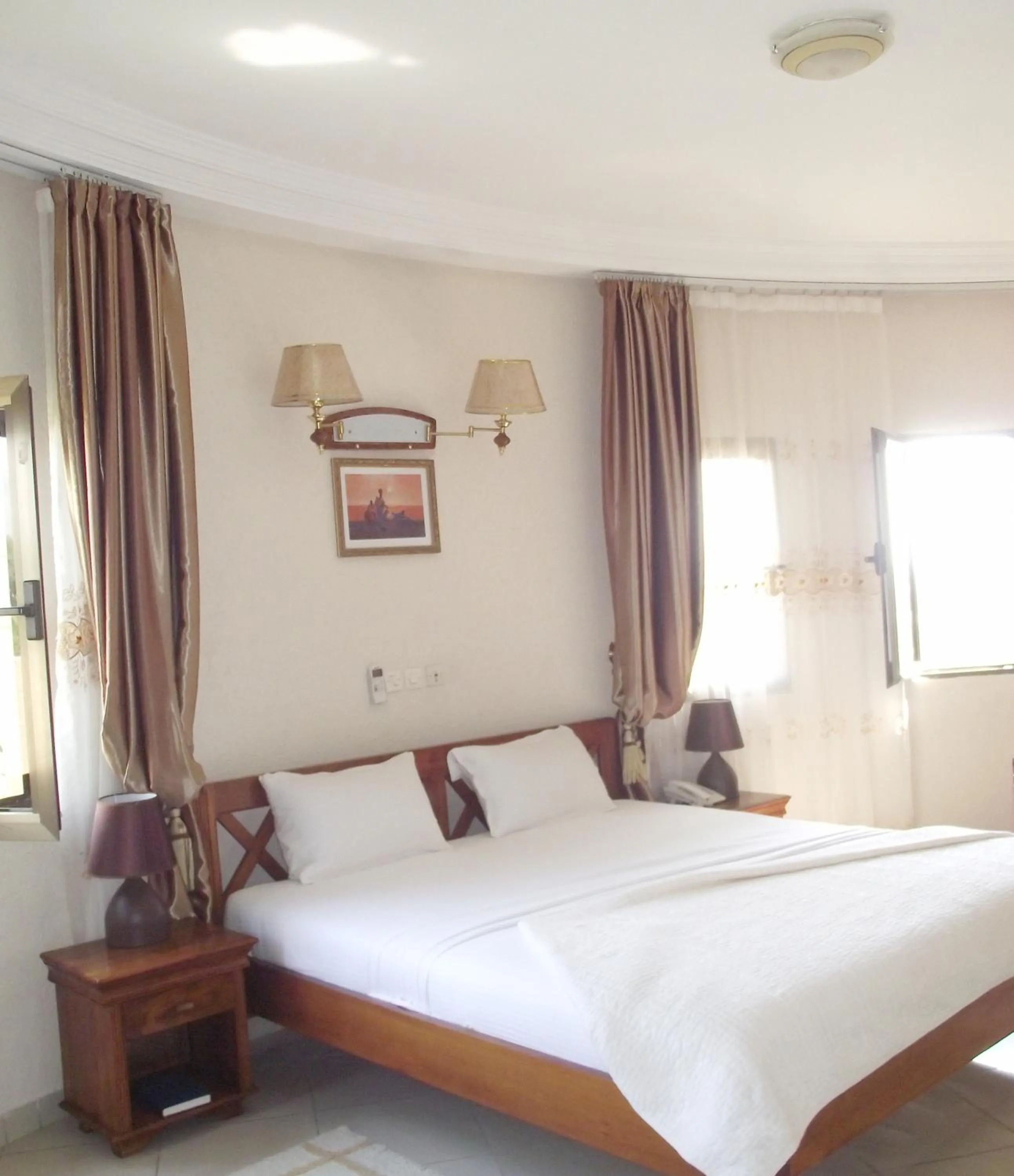 Bedroom, Bed in Hotel Ghis Palace