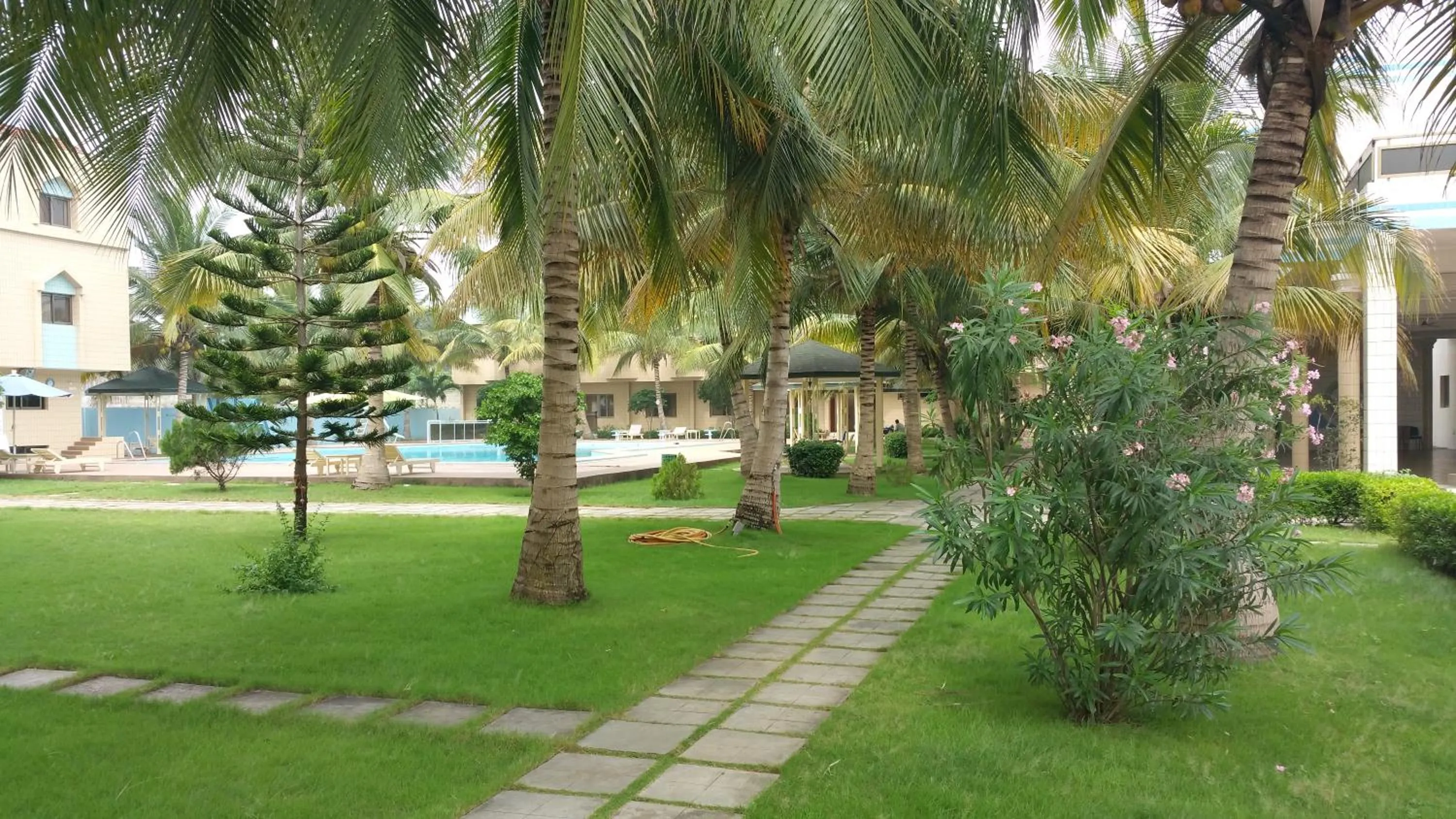 Garden in Hotel Ghis Palace