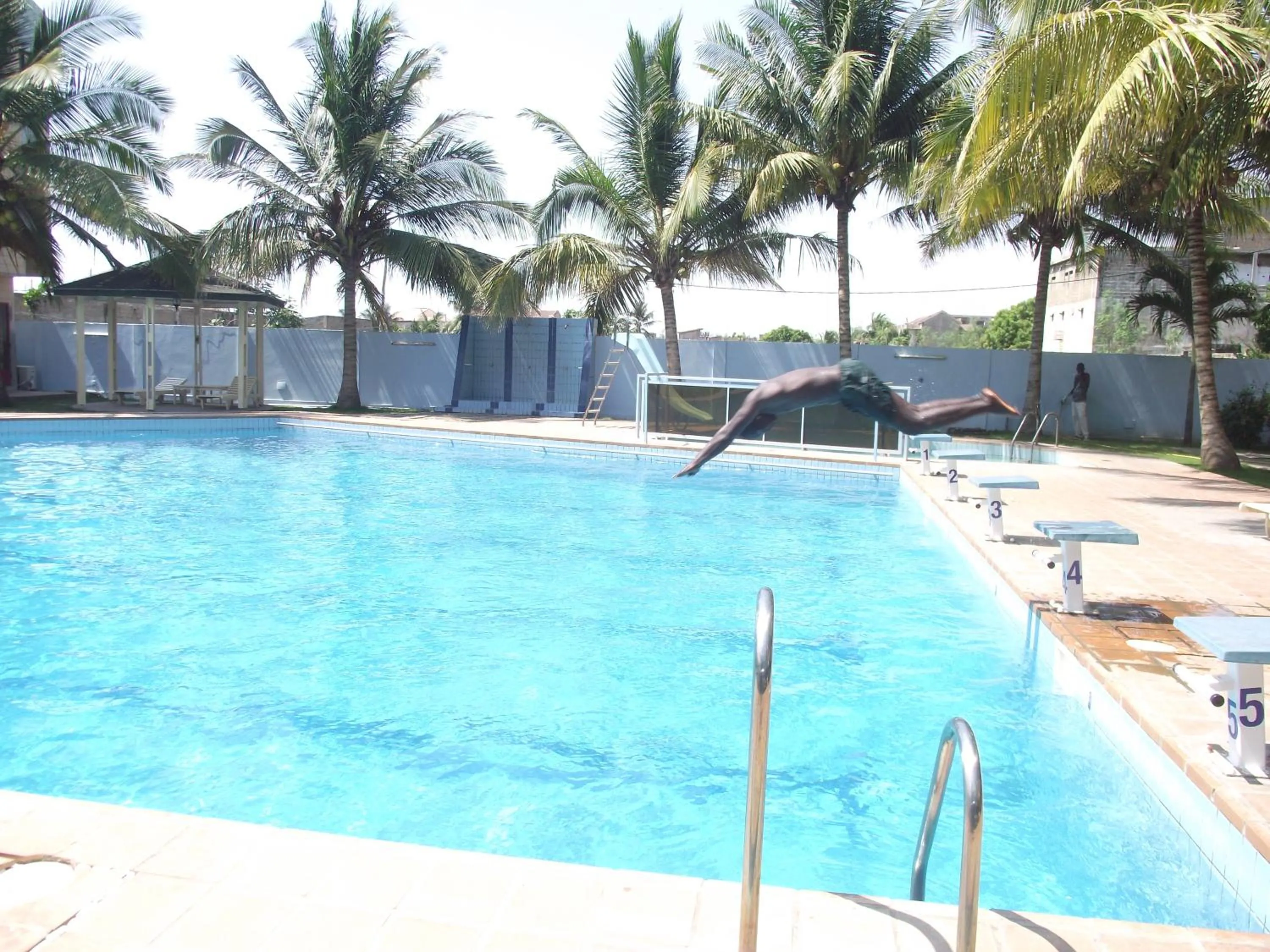 Pool view in Hotel Ghis Palace