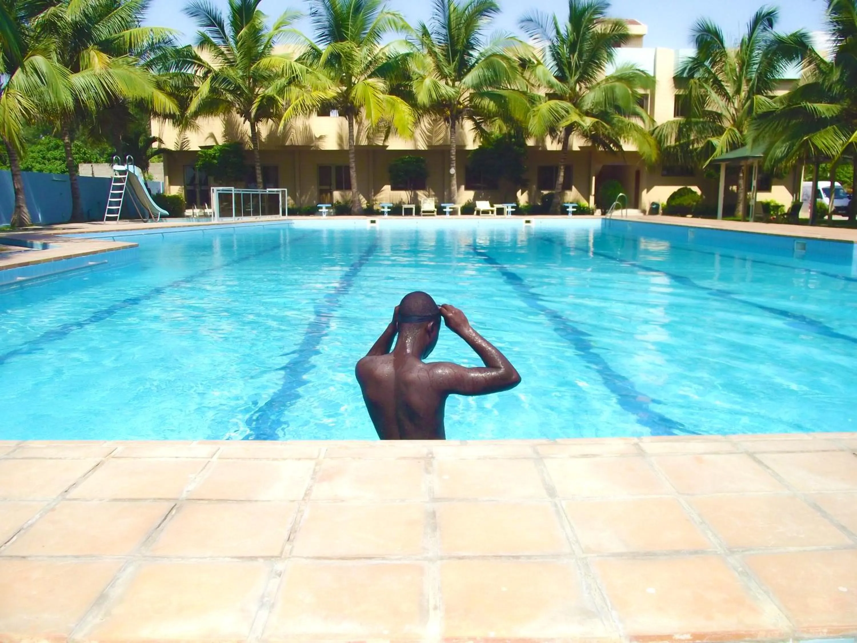 Swimming pool in Hotel Ghis Palace
