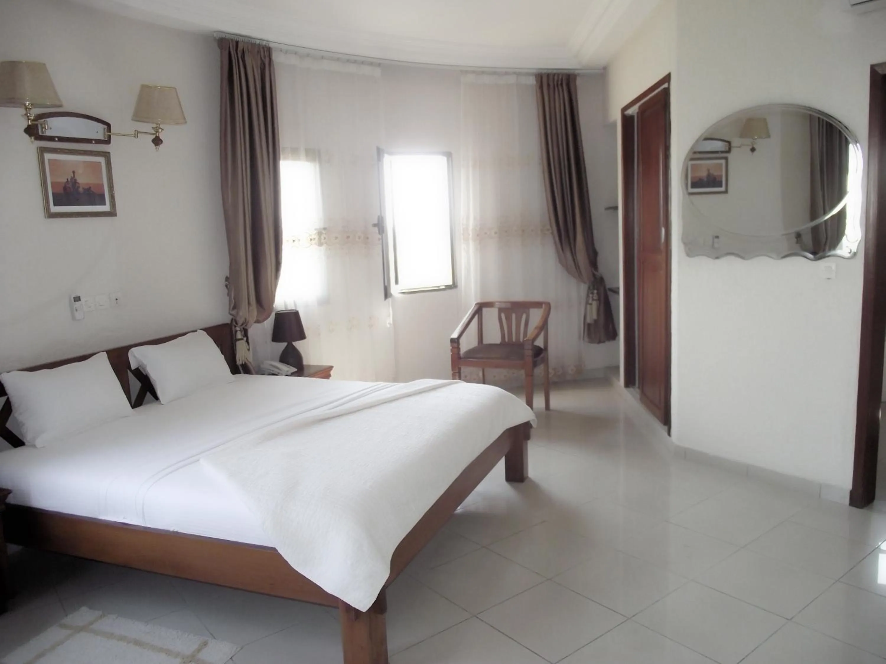 Bedroom, Bed in Hotel Ghis Palace