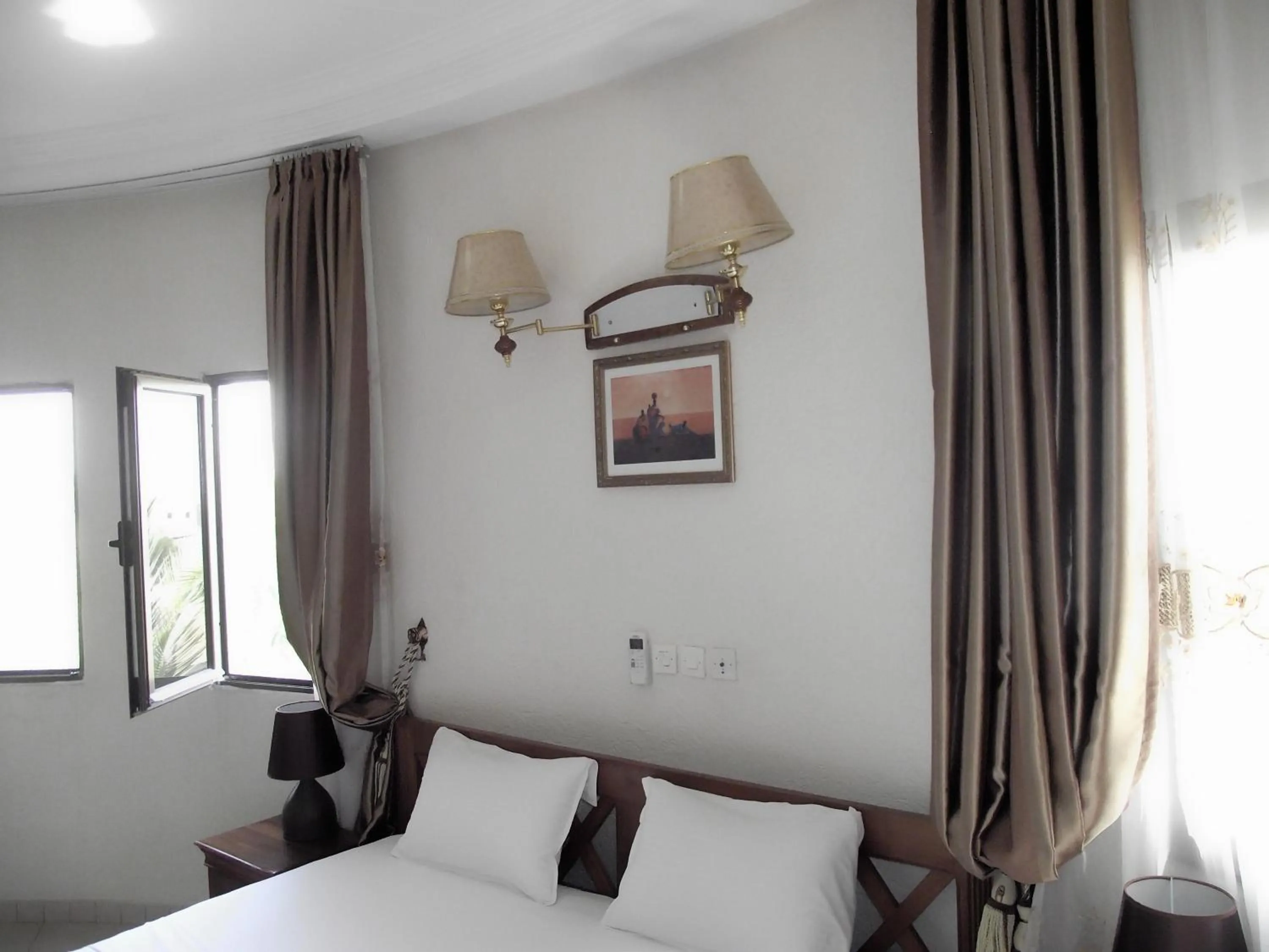 Bedroom, Bed in Hotel Ghis Palace