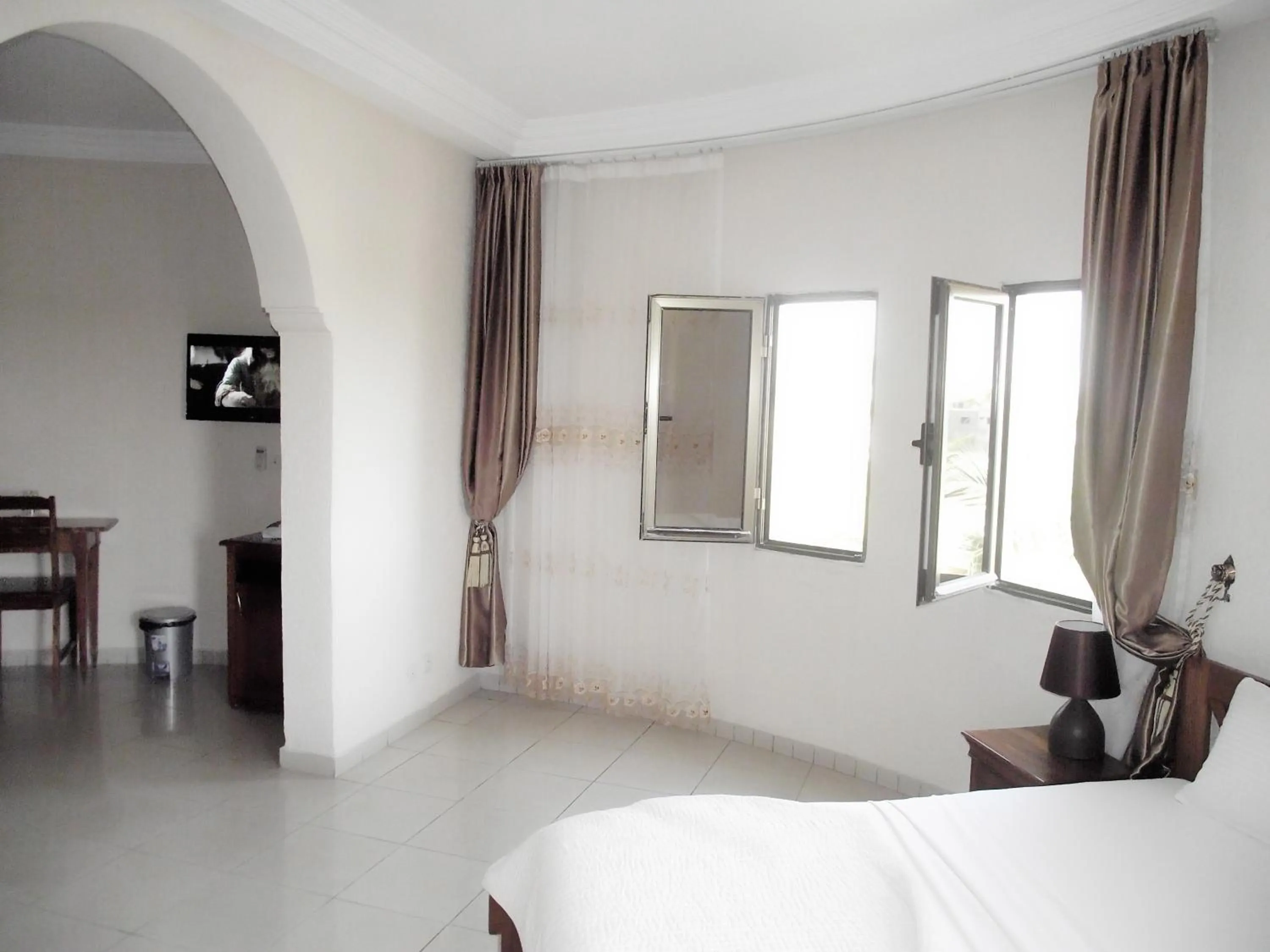 Bedroom, Bed in Hotel Ghis Palace