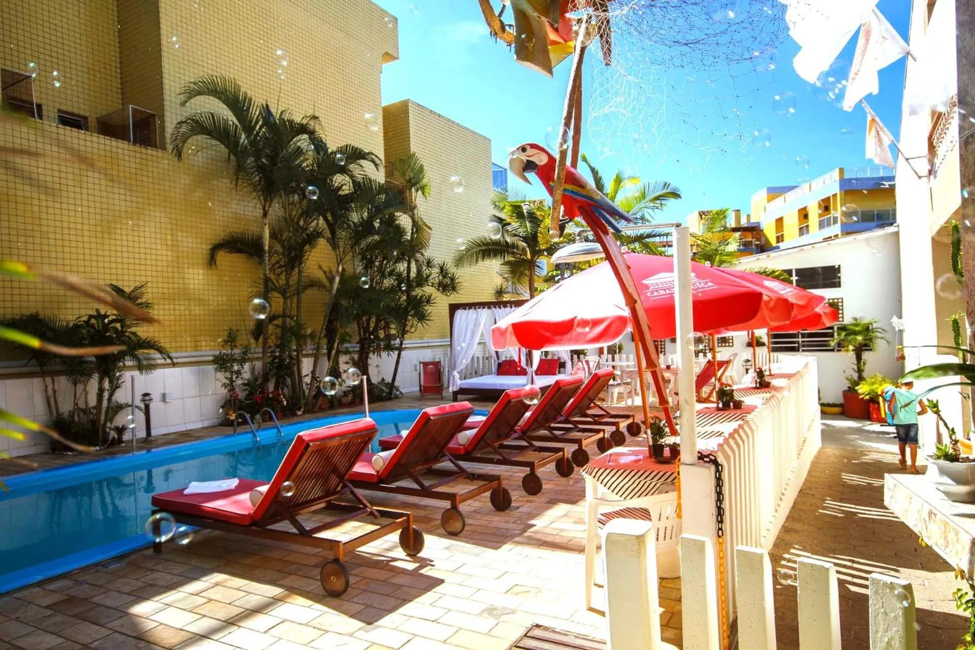 Swimming pool in Hotel Cabana Suiça