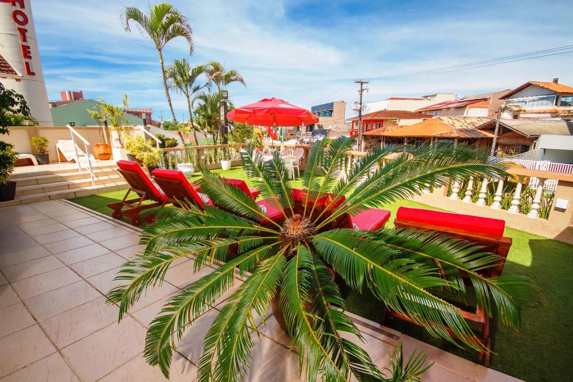 Balcony/Terrace in Hotel Cabana Suiça