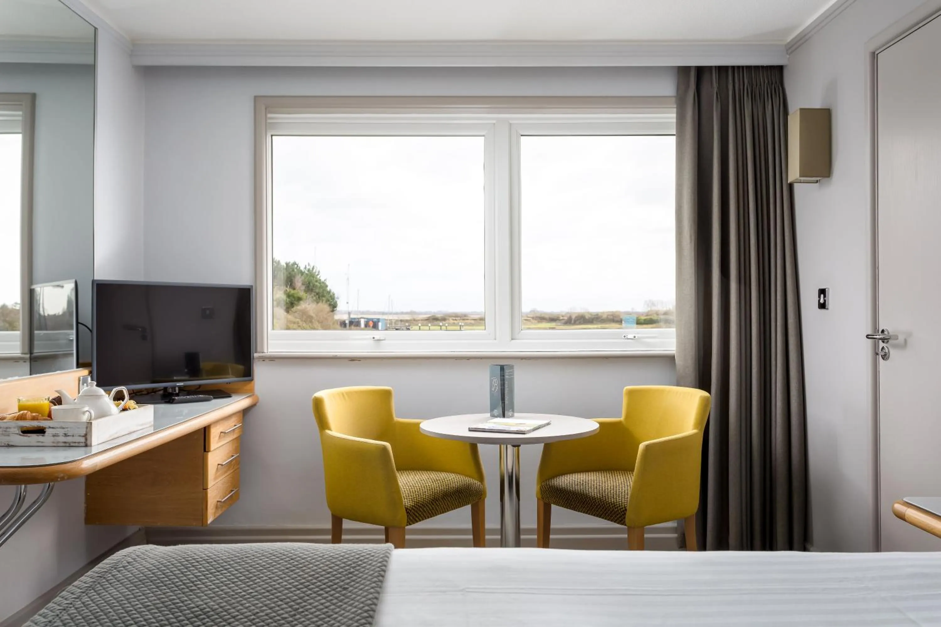 Seating area in Langstone Quays Resort, Portsmouth
