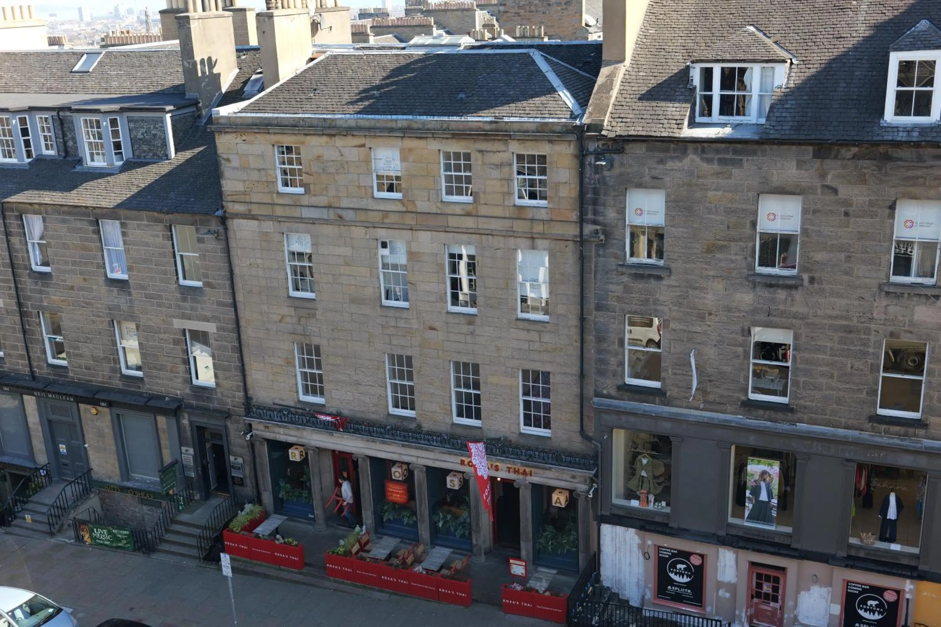 City view in Frederick House Hotel