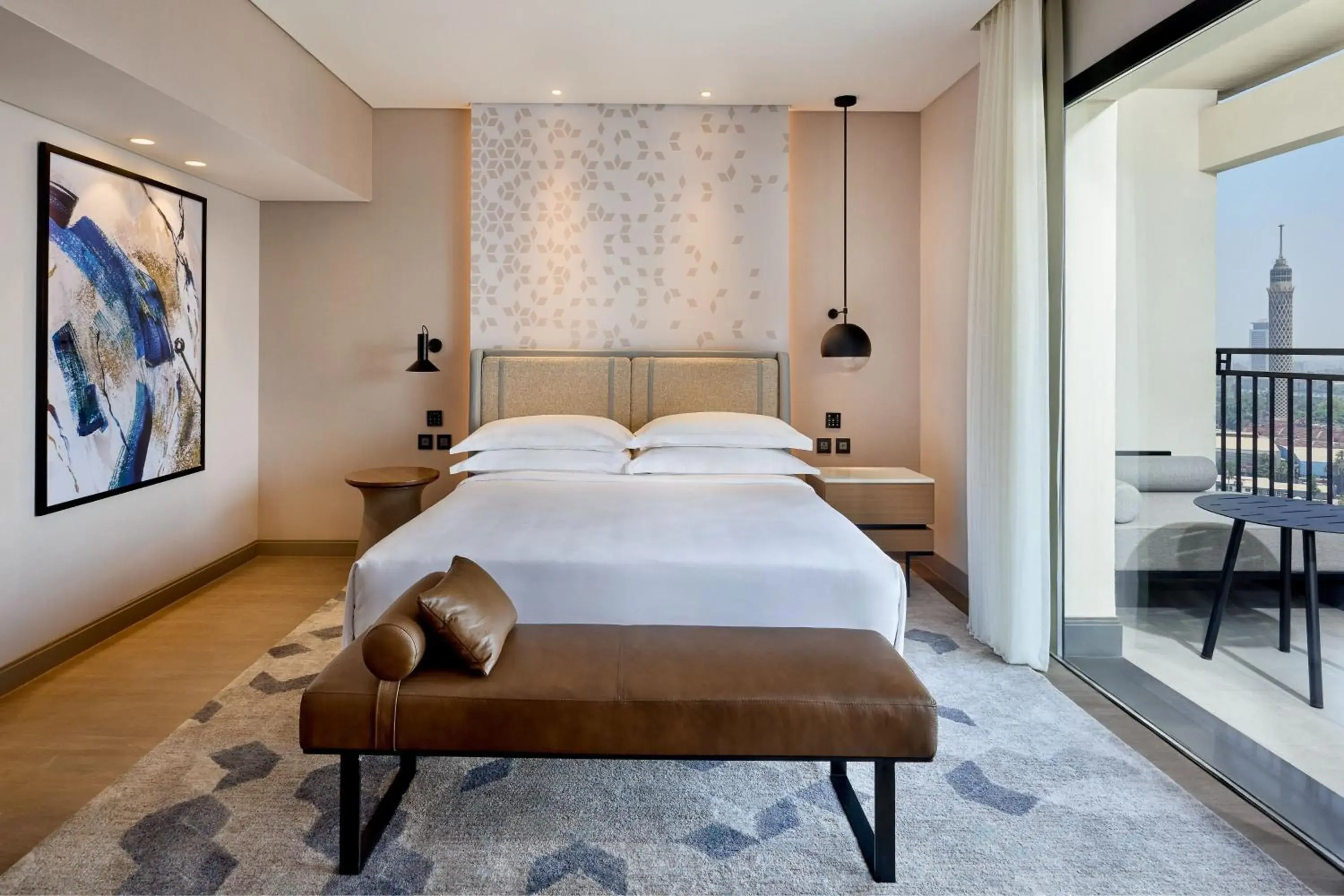 Panoramic Nile Suite, Club lounge access, 1 King, Riverfront, Balcony in Sheraton Cairo Hotel & Casino Panoramic Nile Suite, Club lounge access, 1 King, Riverfront, Balcony in Sheraton Cairo Hotel & Casino