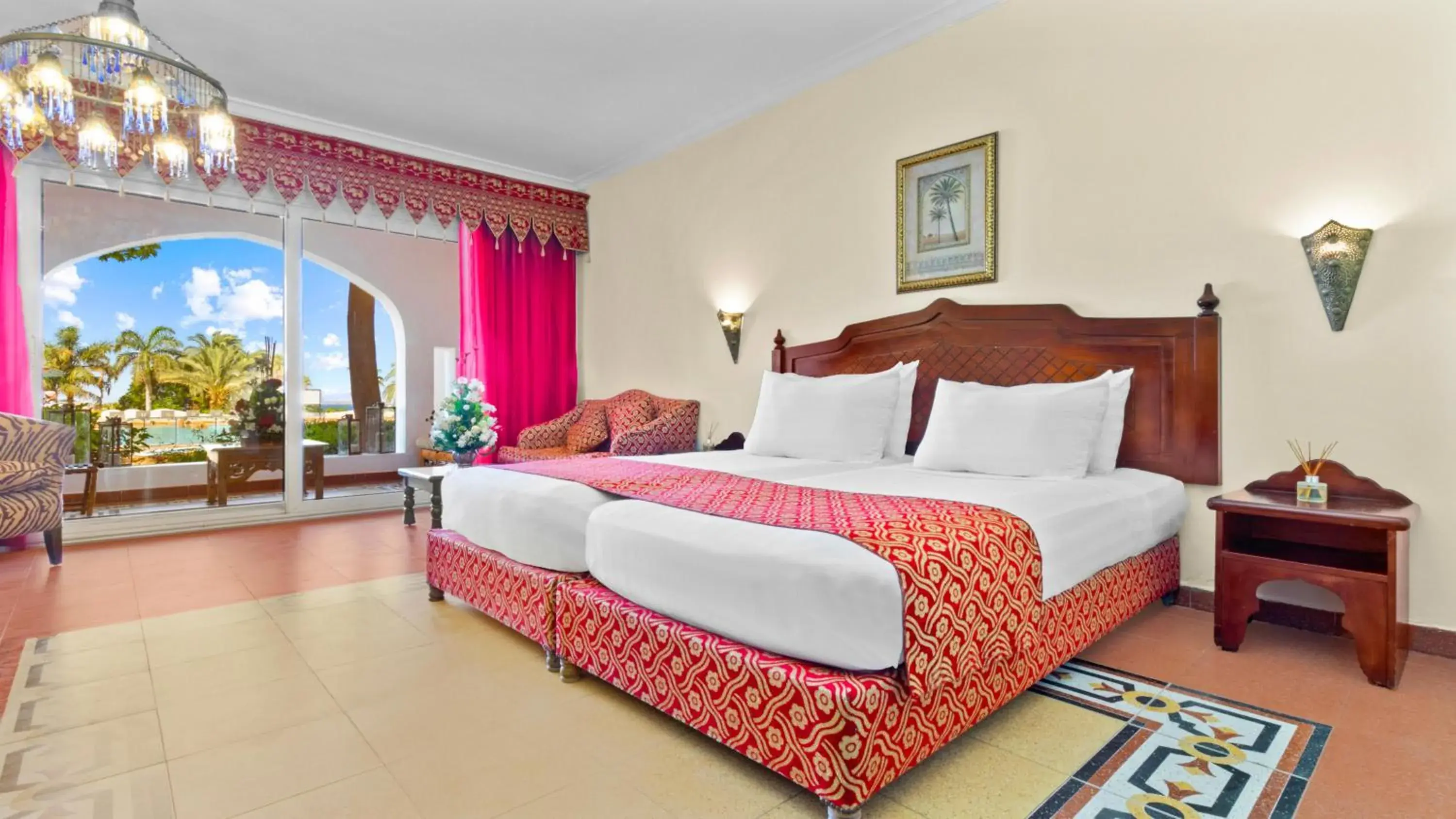 Harem Deluxe Queen or Twin Room -Pool View & Garden View in Domina Coral Bay Resort, Diving , Spa & Casino Harem Deluxe Queen or Twin Room -Pool View & Garden View in Domina Coral Bay Resort, Diving , Spa & Casino