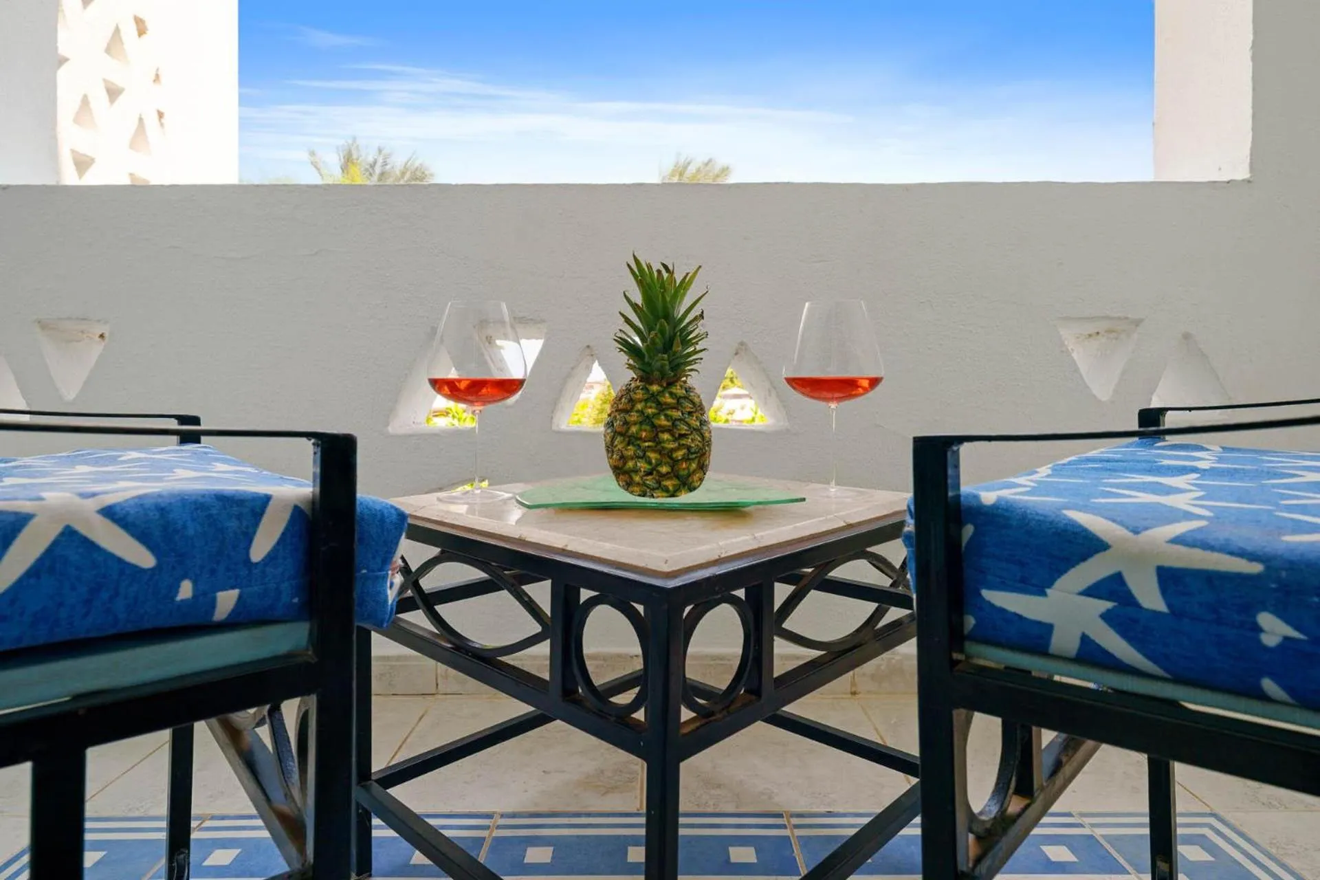 Balcony/Terrace in Domina Coral Bay Resort, Diving , Spa & Casino