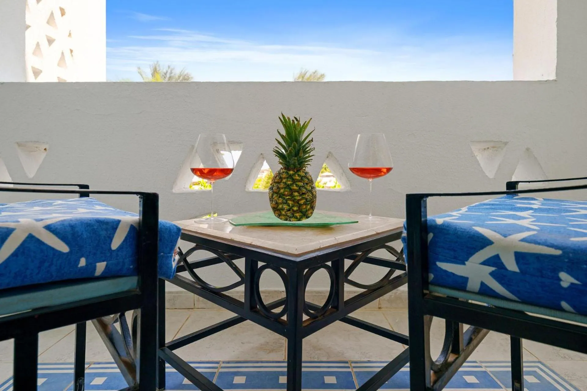 Balcony/Terrace in Domina Coral Bay Resort, Diving , Spa & Casino