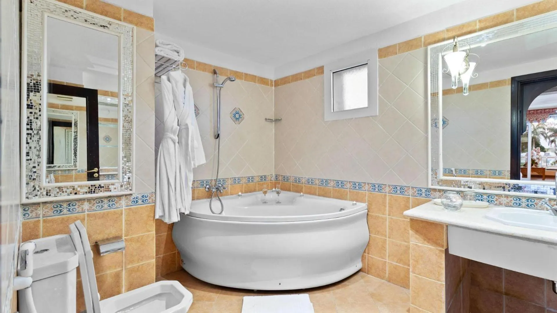 Bathroom in Domina Coral Bay Resort, Diving , Spa & Casino