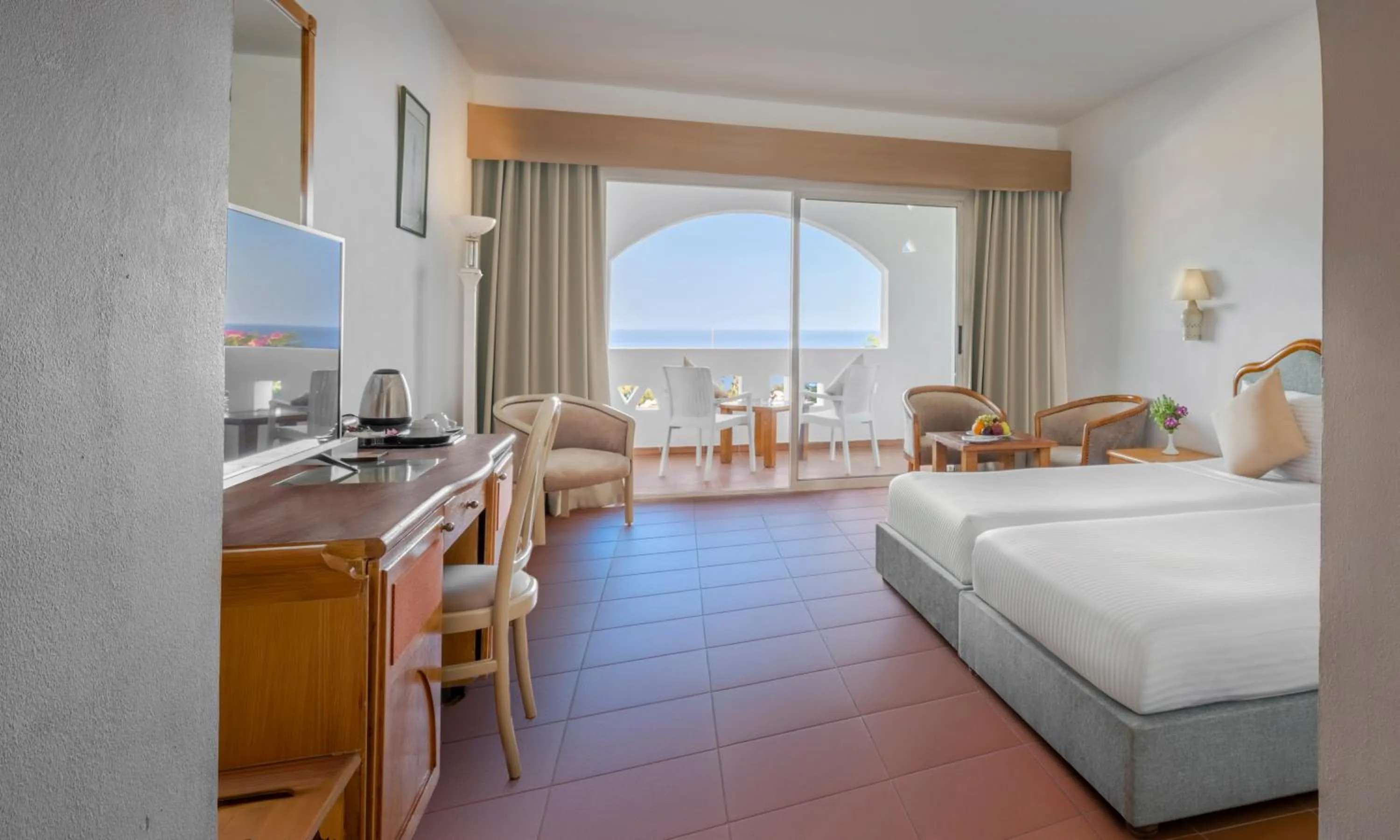 Bedroom, Bed in Domina Coral Bay Resort, Diving , Spa & Casino