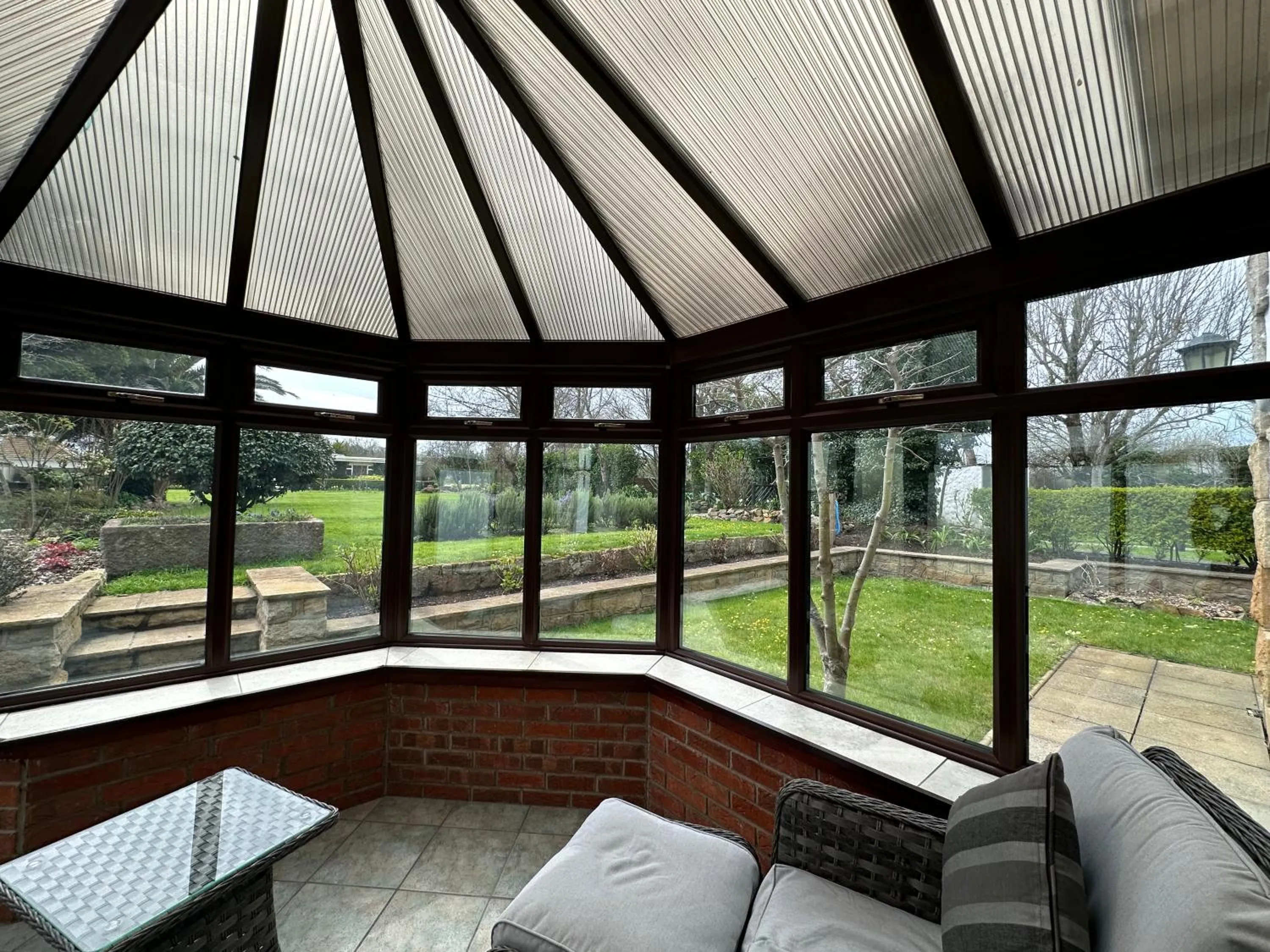Seating area in Le Friquet Hotel