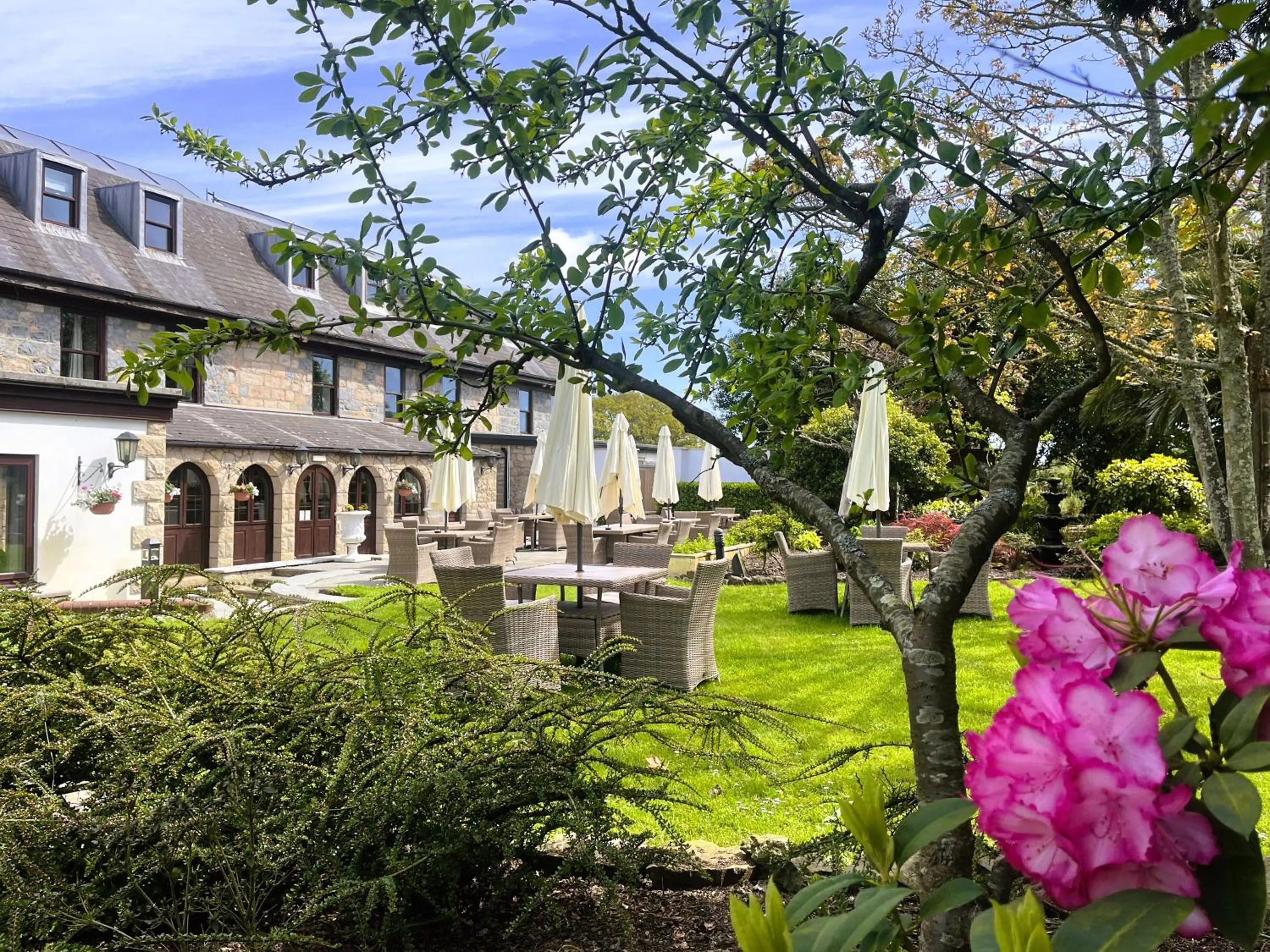 Garden in Le Friquet Hotel