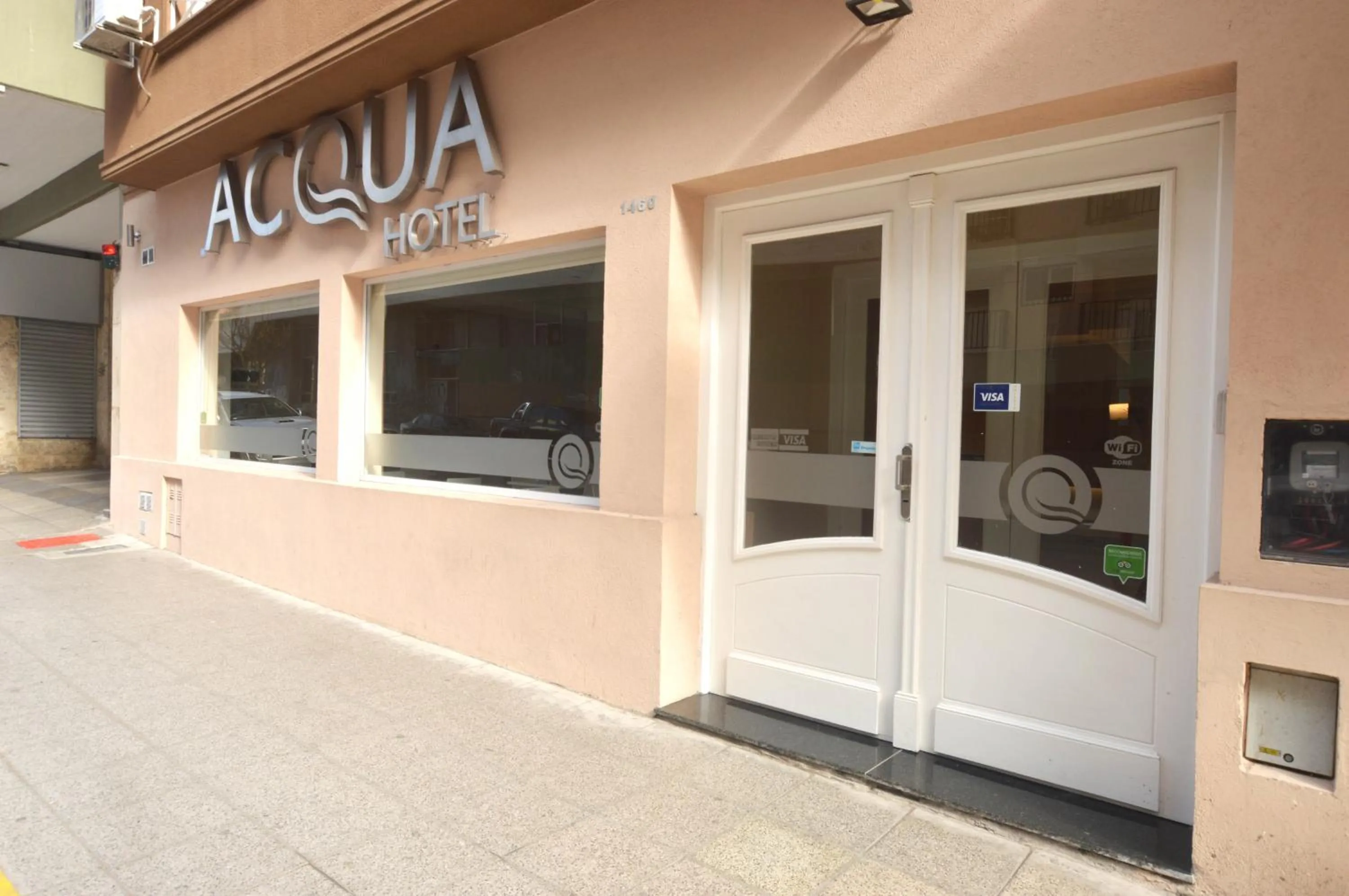 Facade/entrance in Hotel Acqua