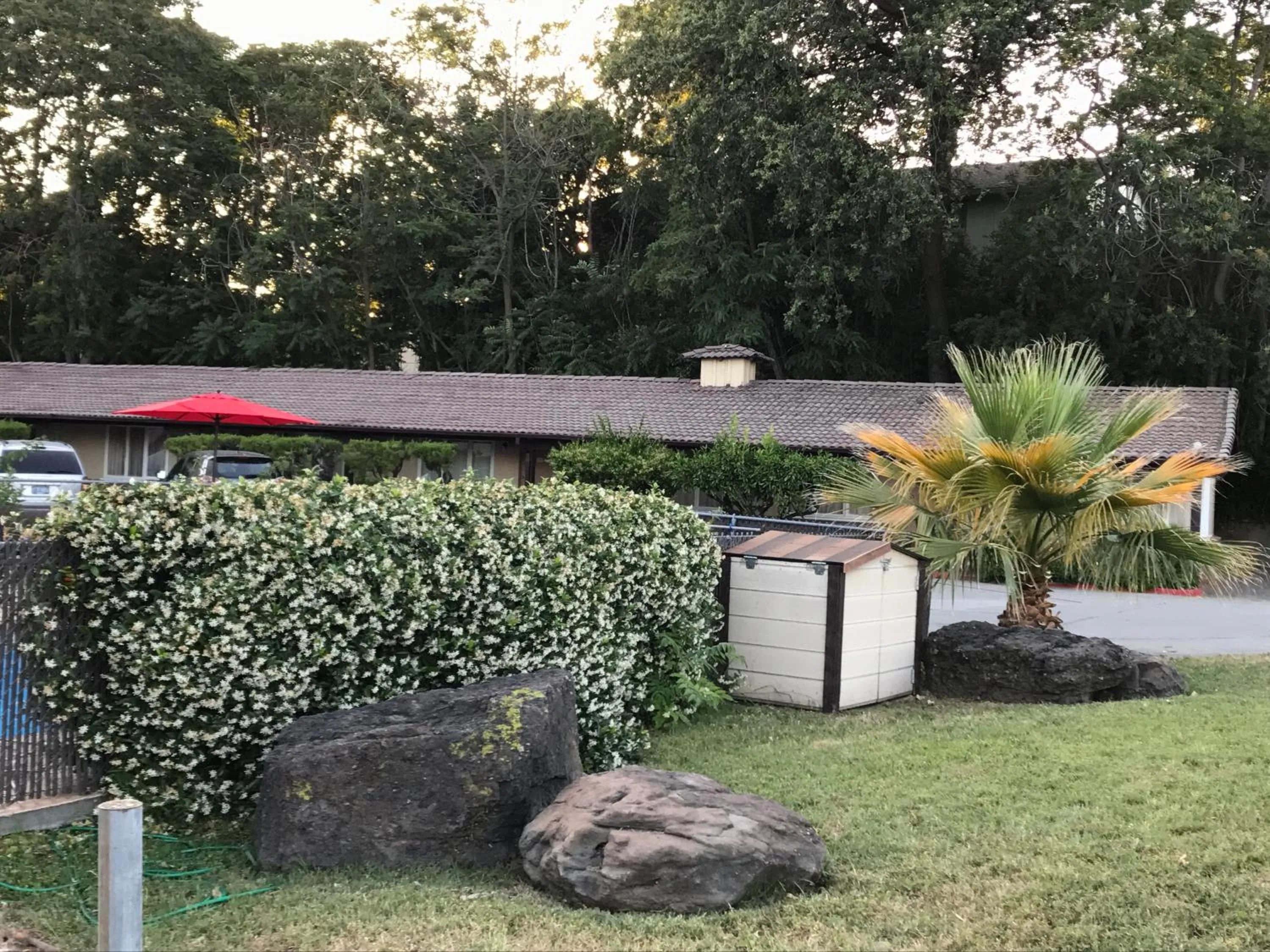 Garden in Red Bluff Inn