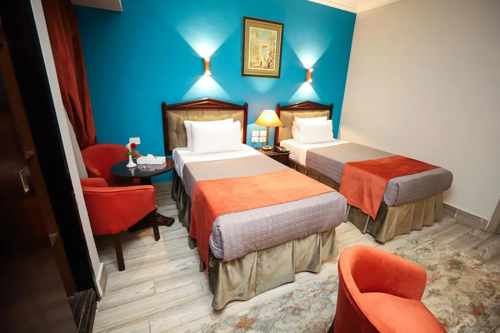 Bed in Gawharet Al Ahram Hotel