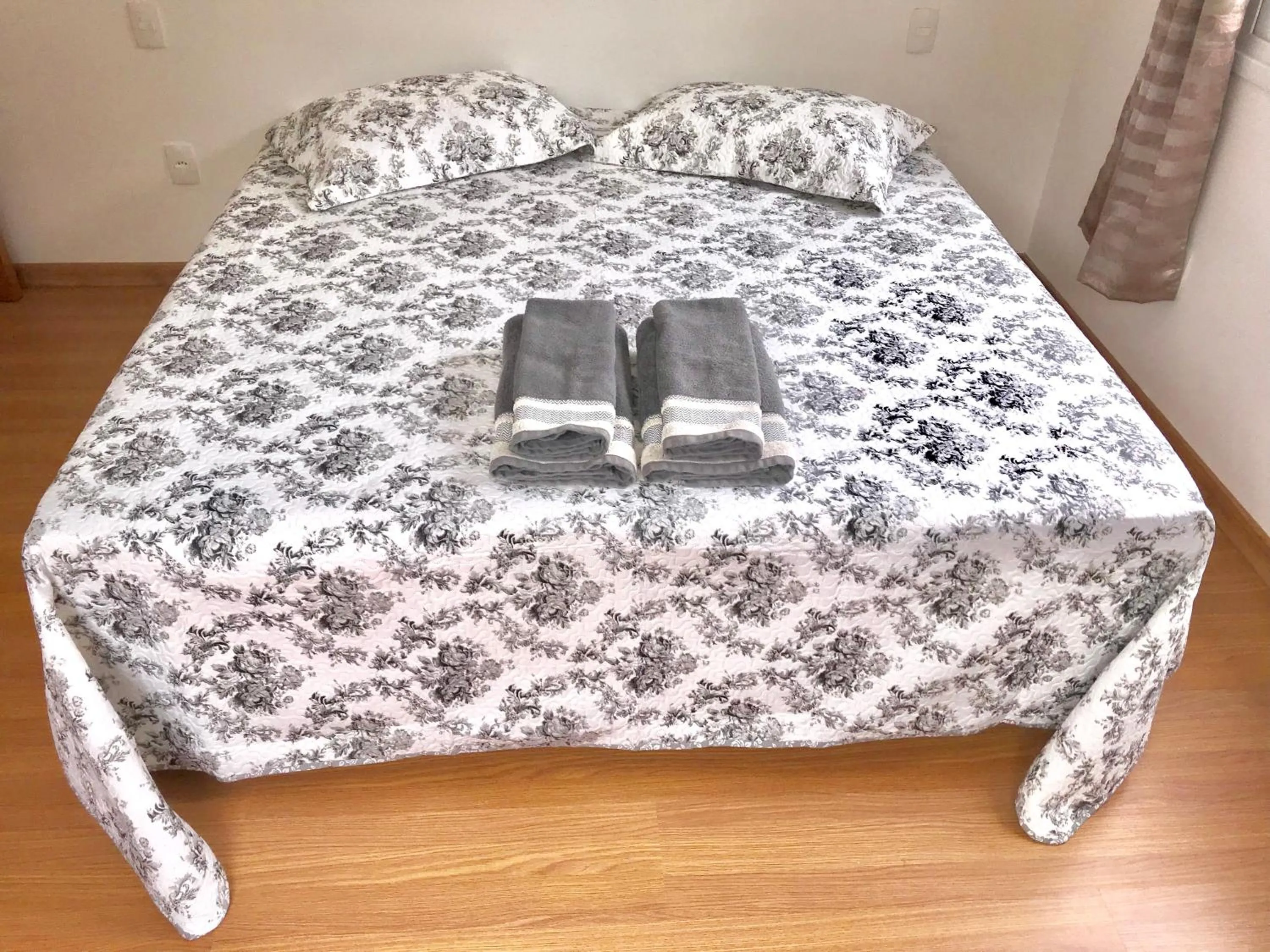 Bed in Apartamento no Centro de Gramado