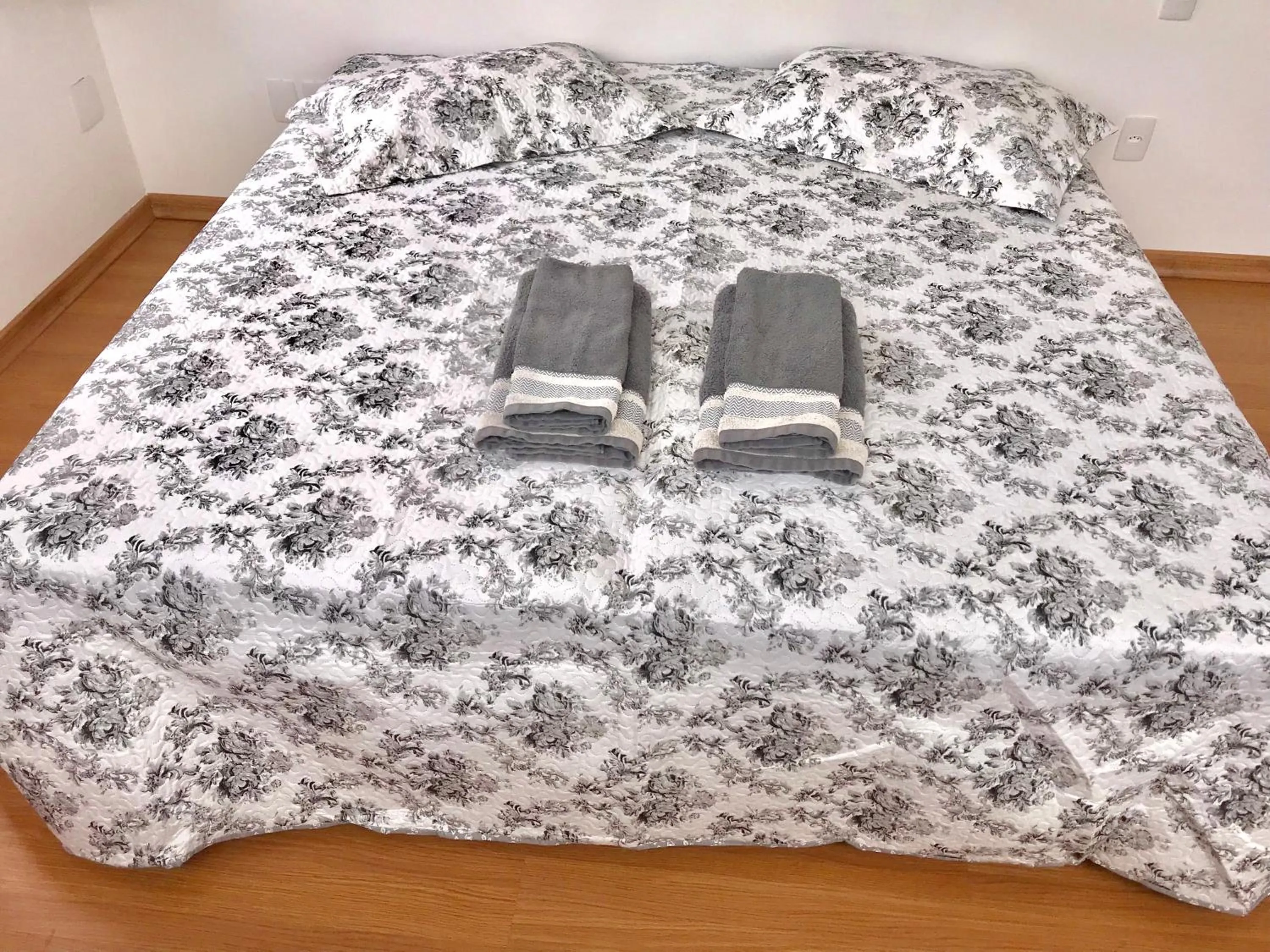 Bed in Apartamento no Centro de Gramado