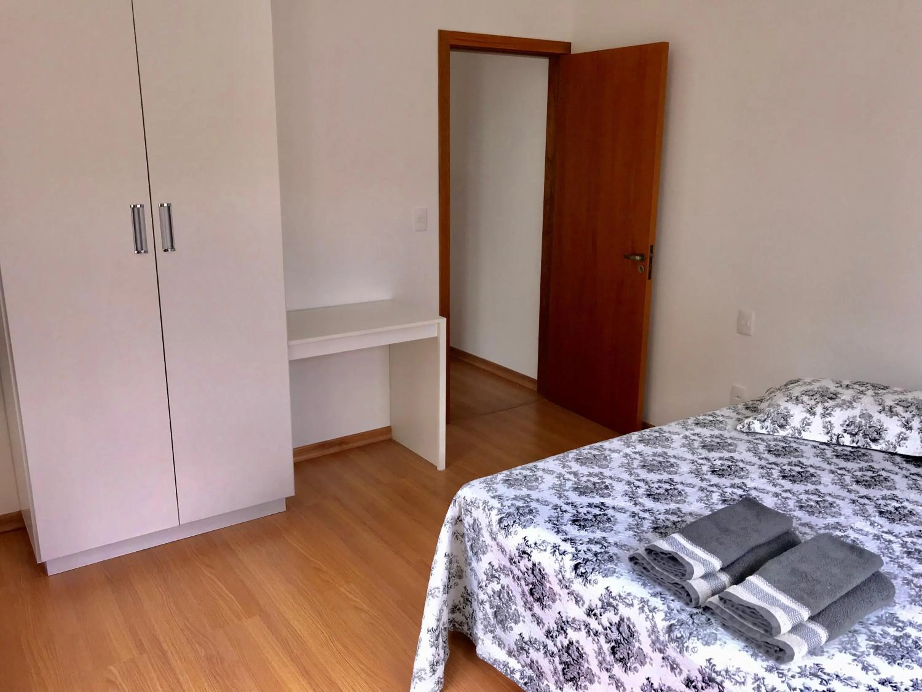 Bed in Apartamento no Centro de Gramado