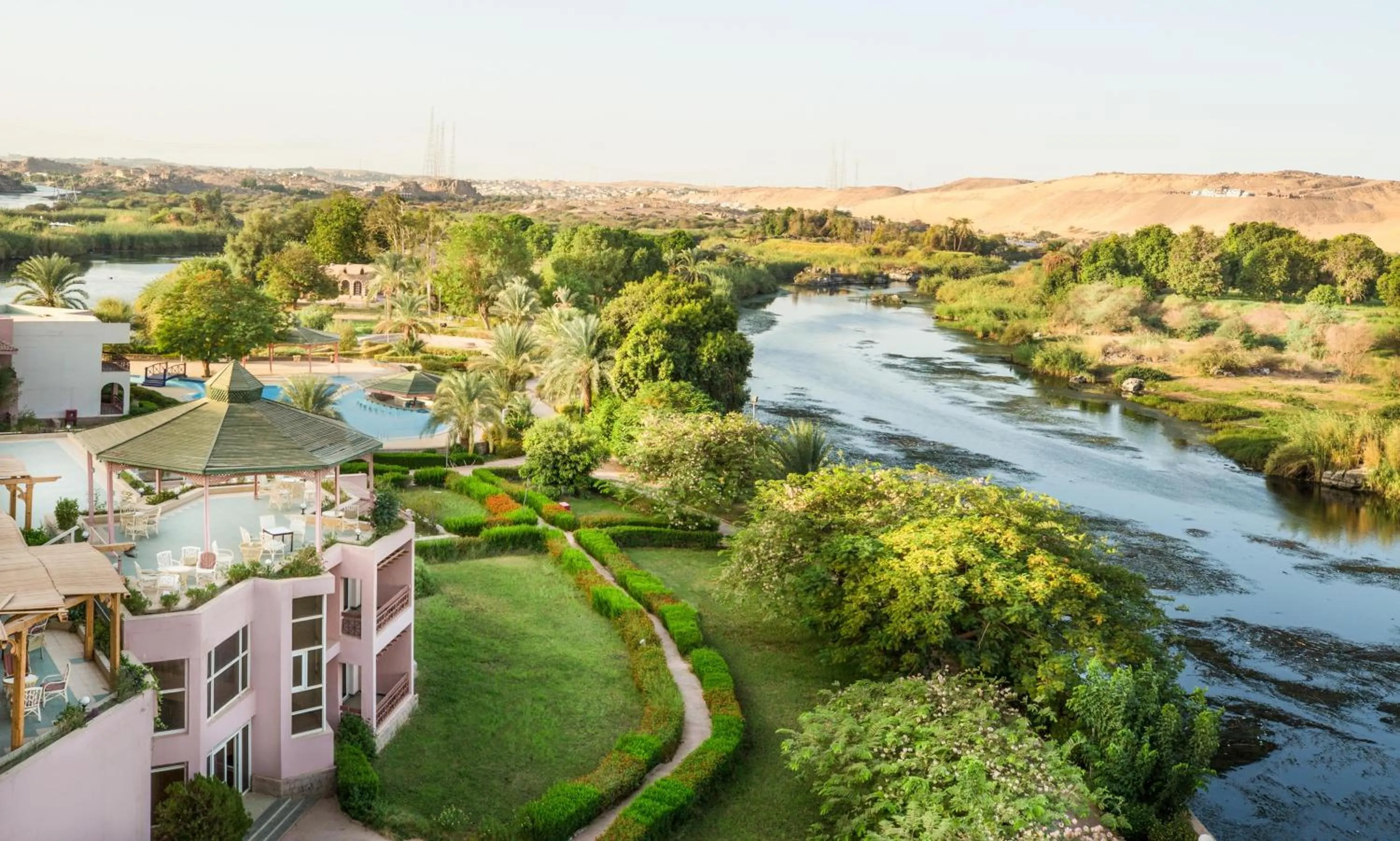 Natural landscape in Pyramisa Island Hotel Aswan