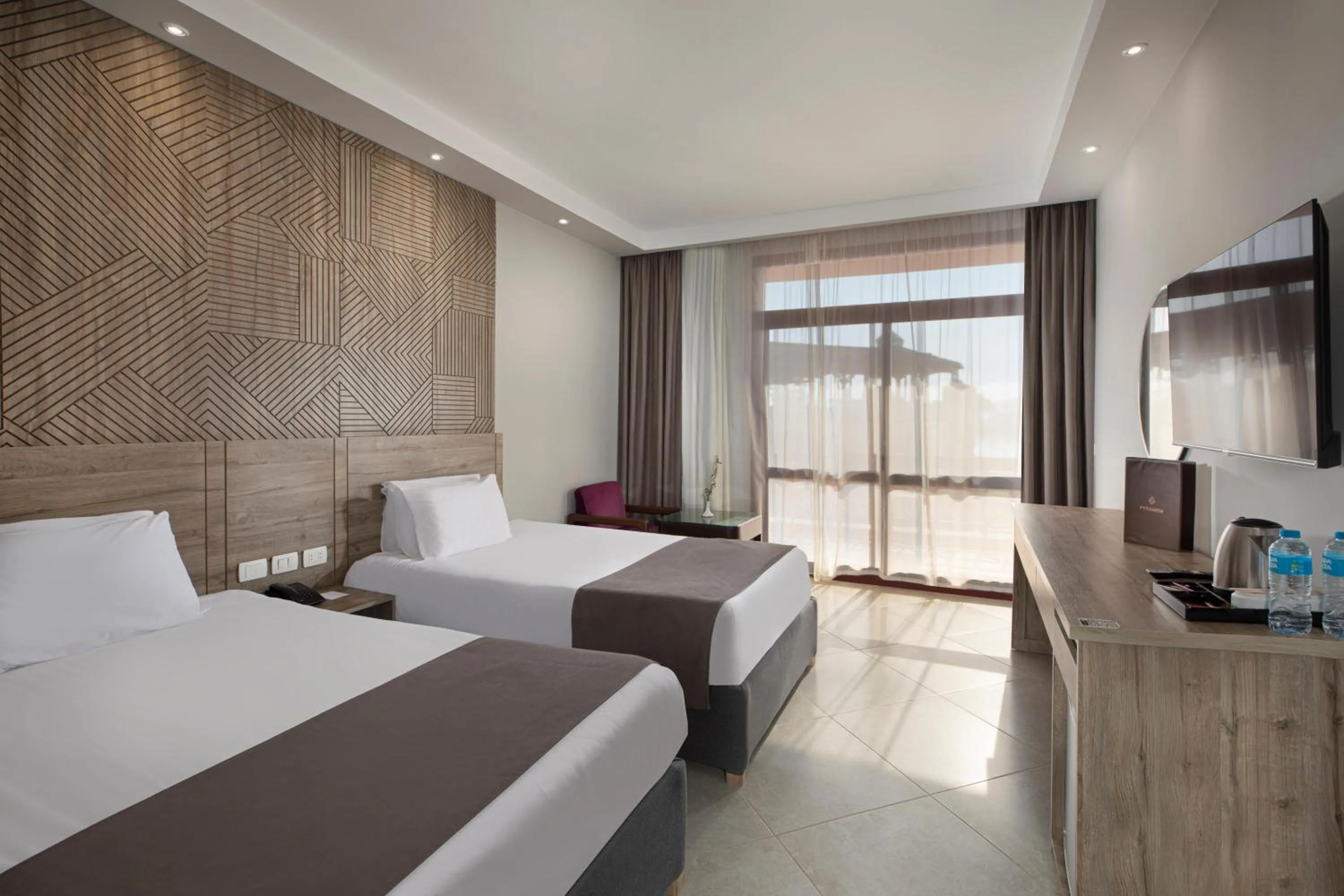 Photo of the whole room, Bed in Pyramisa Island Hotel Aswan