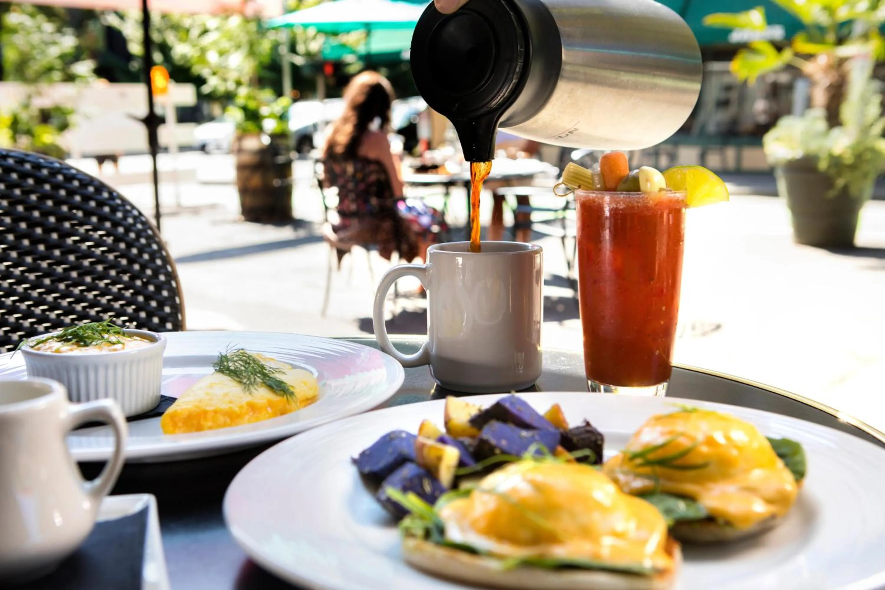 Breakfast in McMenamins Crystal Hotel