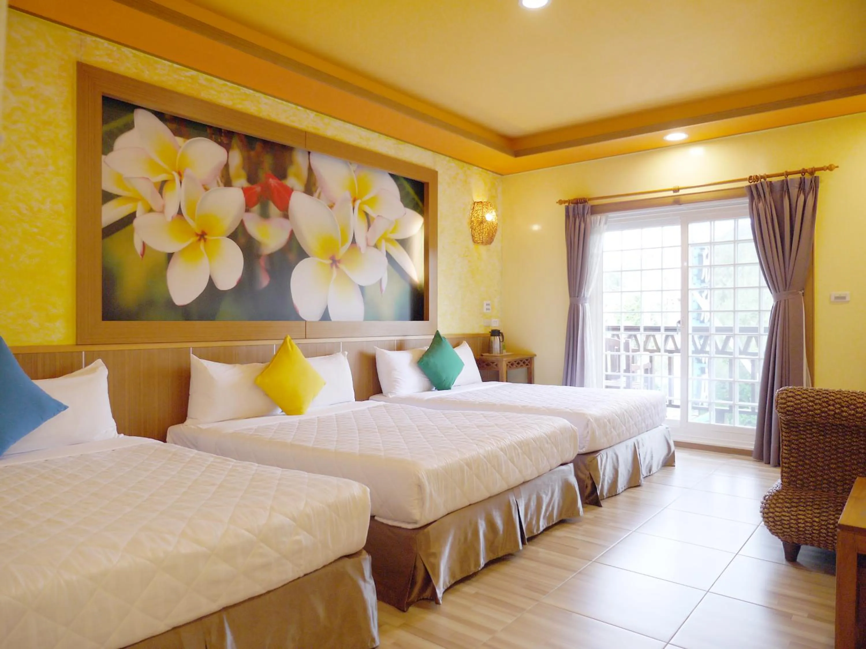 Bed in Kenting Sin Sin Hotel