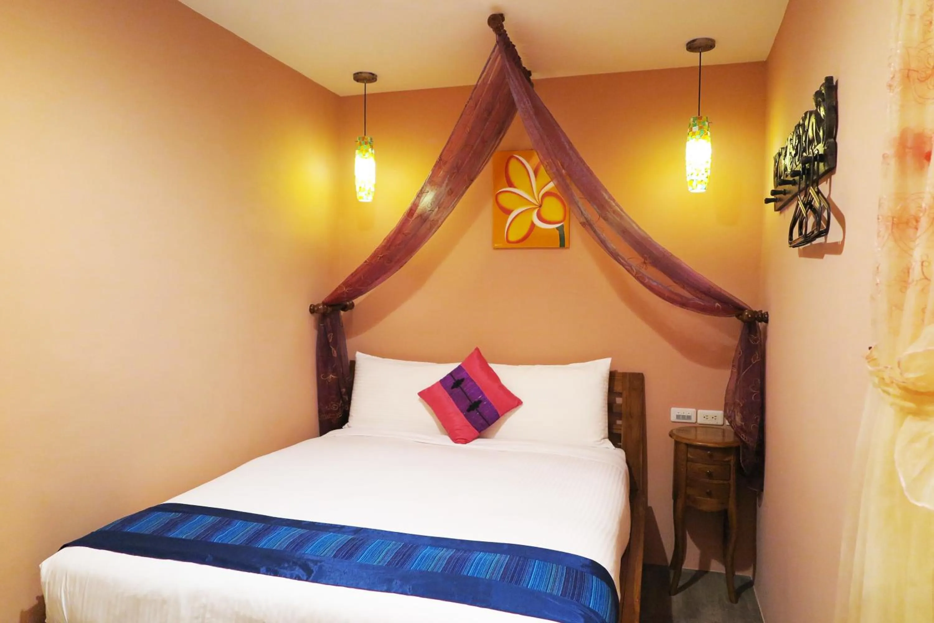 Bed in Kenting Sin Sin Hotel