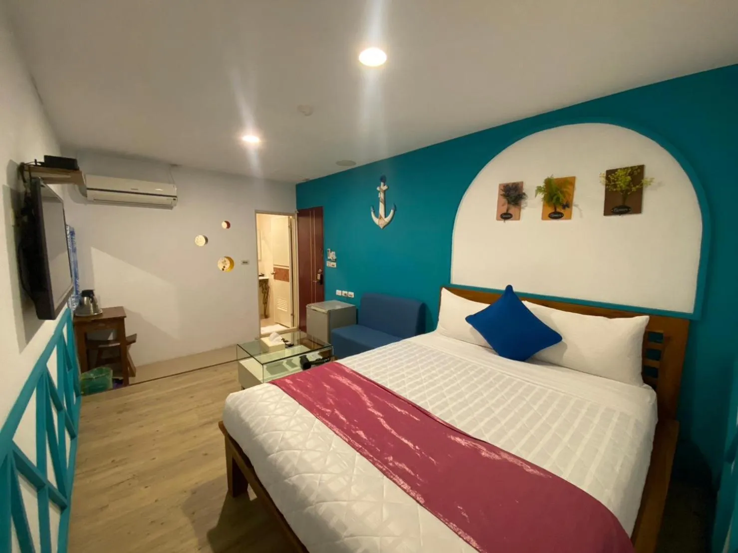 Bed in Kenting Sin Sin Hotel