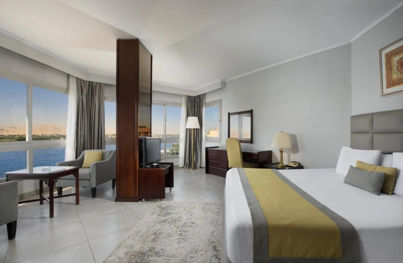 Bed in Pyramisa Hotel Luxor