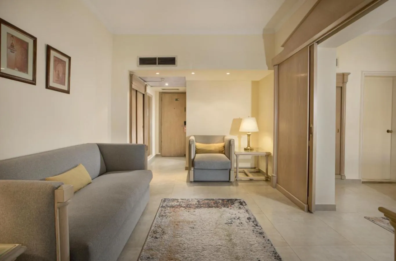 Seating area in Pyramisa Hotel Luxor