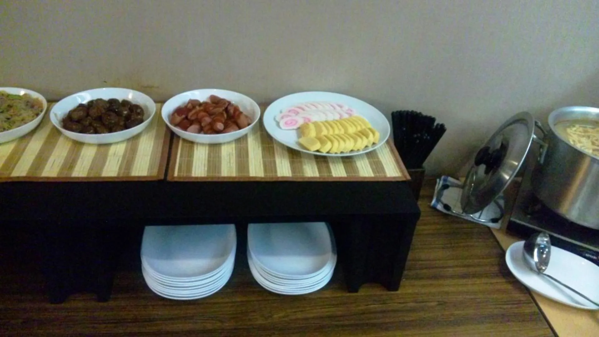 Asian breakfast in Hotel Takamatsu Hills