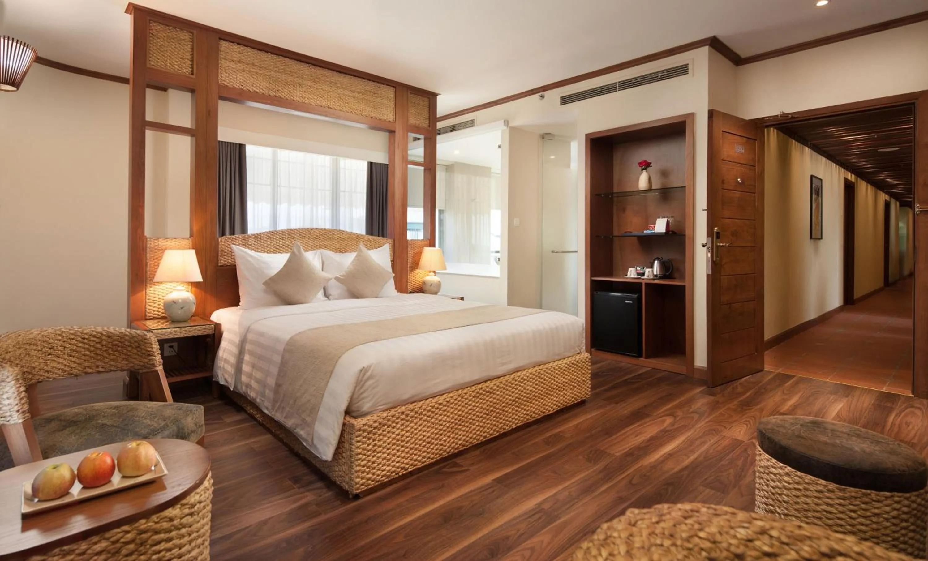 Bed in MK Premier Boutique Hotel