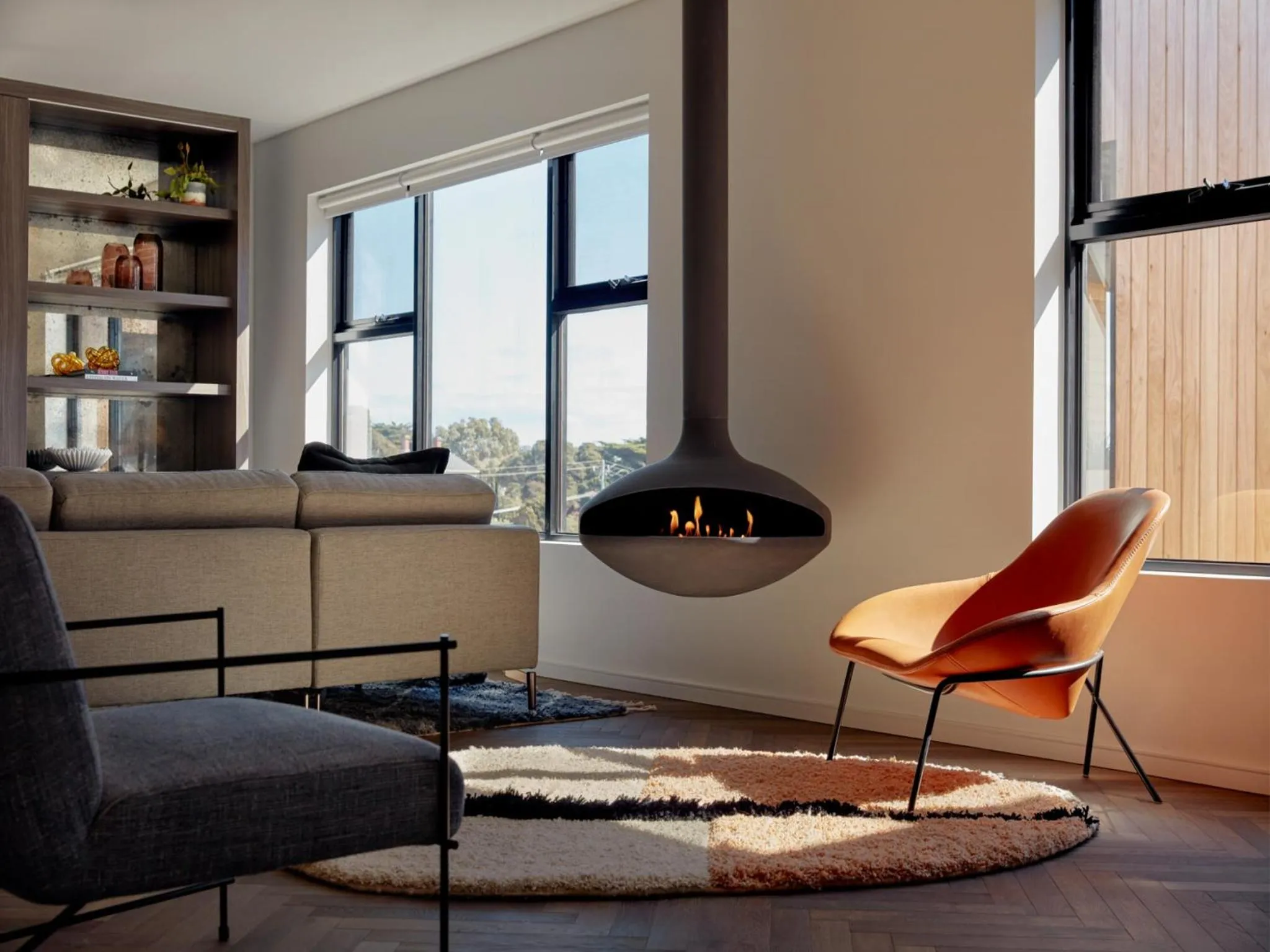 Living room in Carmel at Sorrento