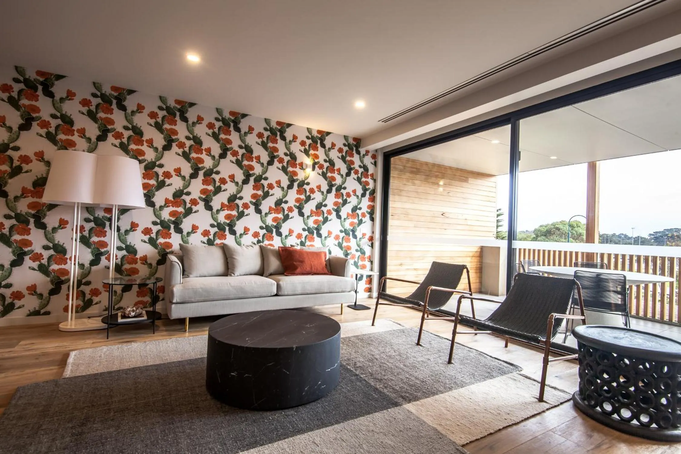 Living room in Carmel at Sorrento