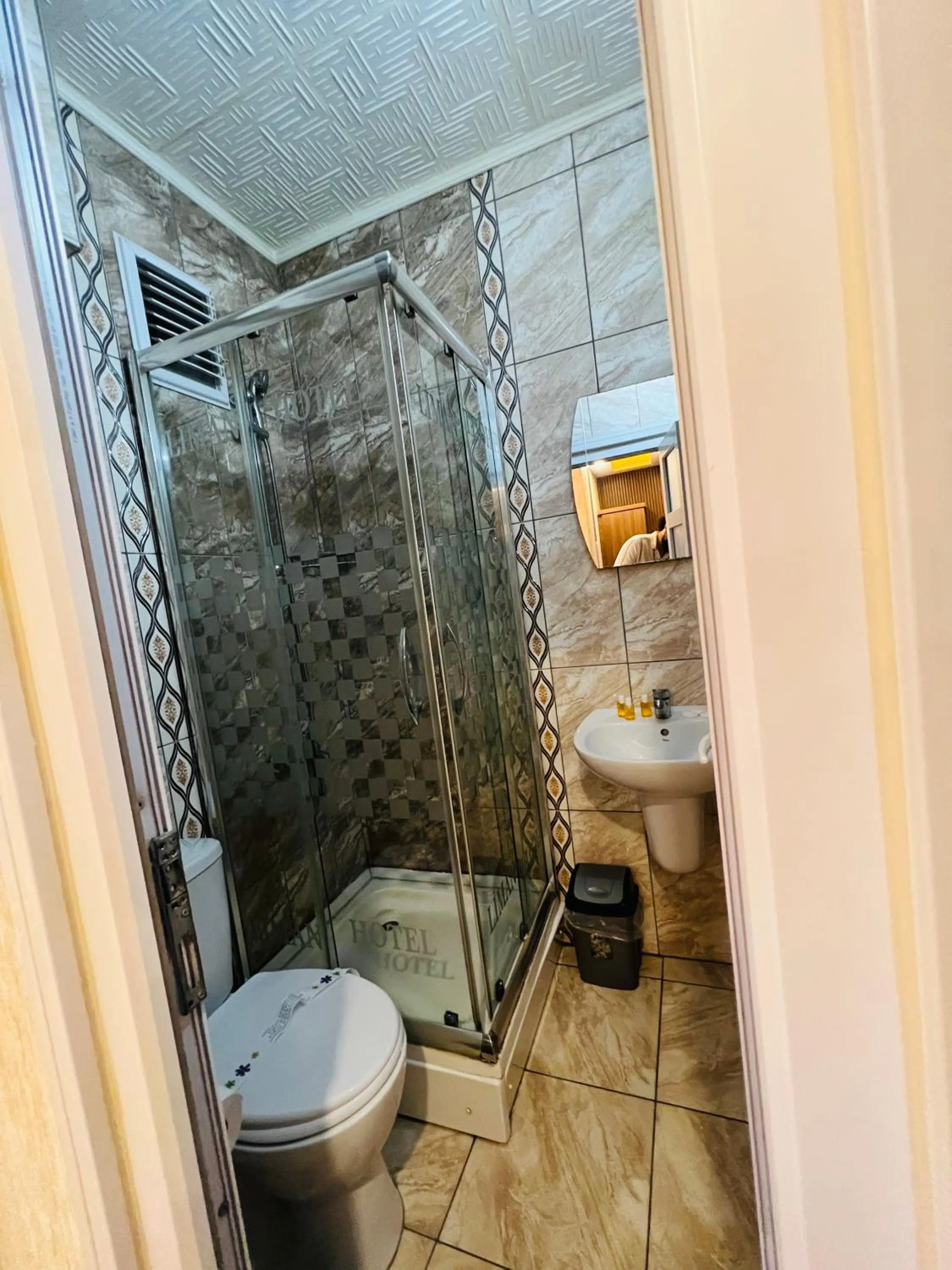 Shower in Liman Hotel
