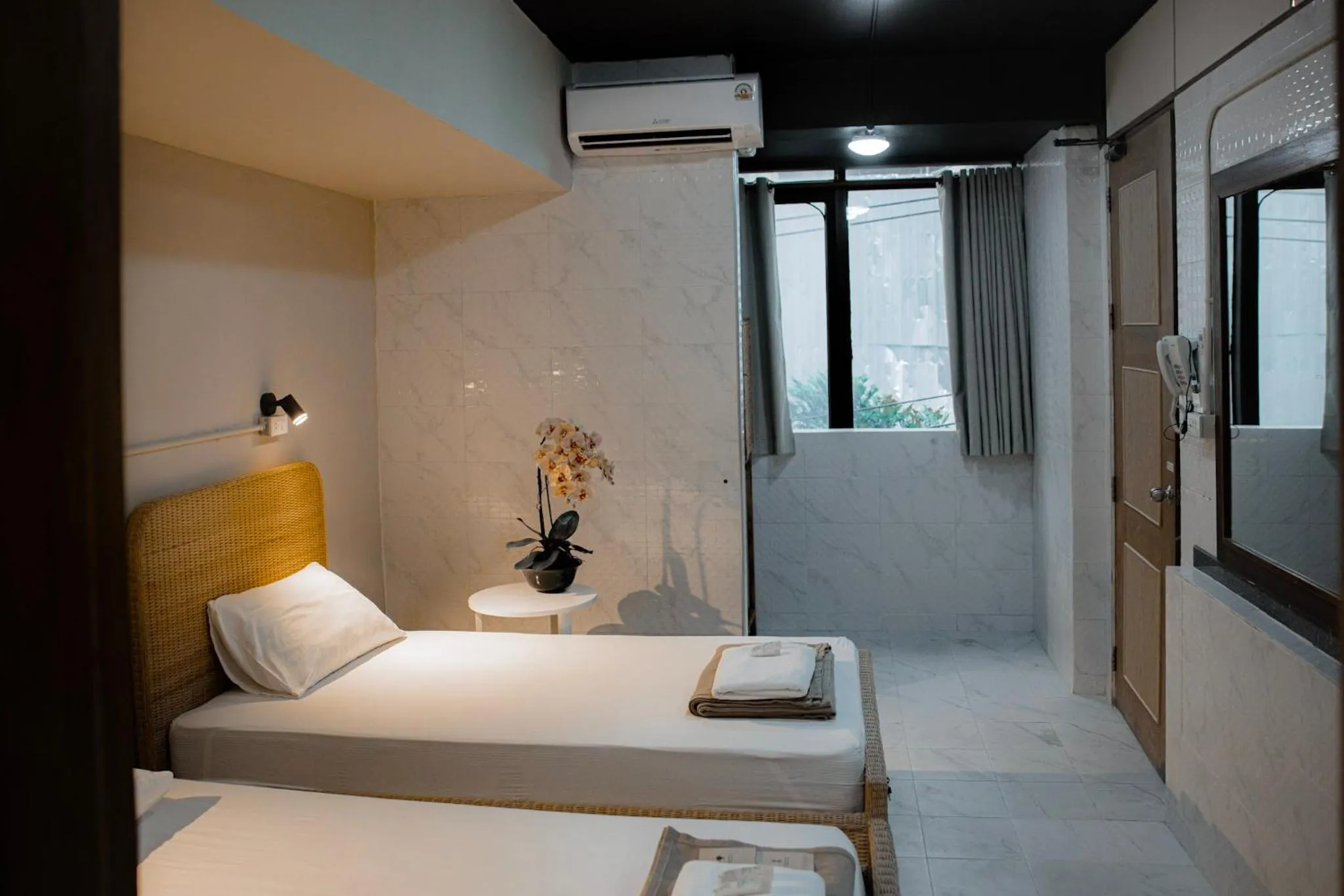 Bed in Metro Pratunam Boutique Hotel