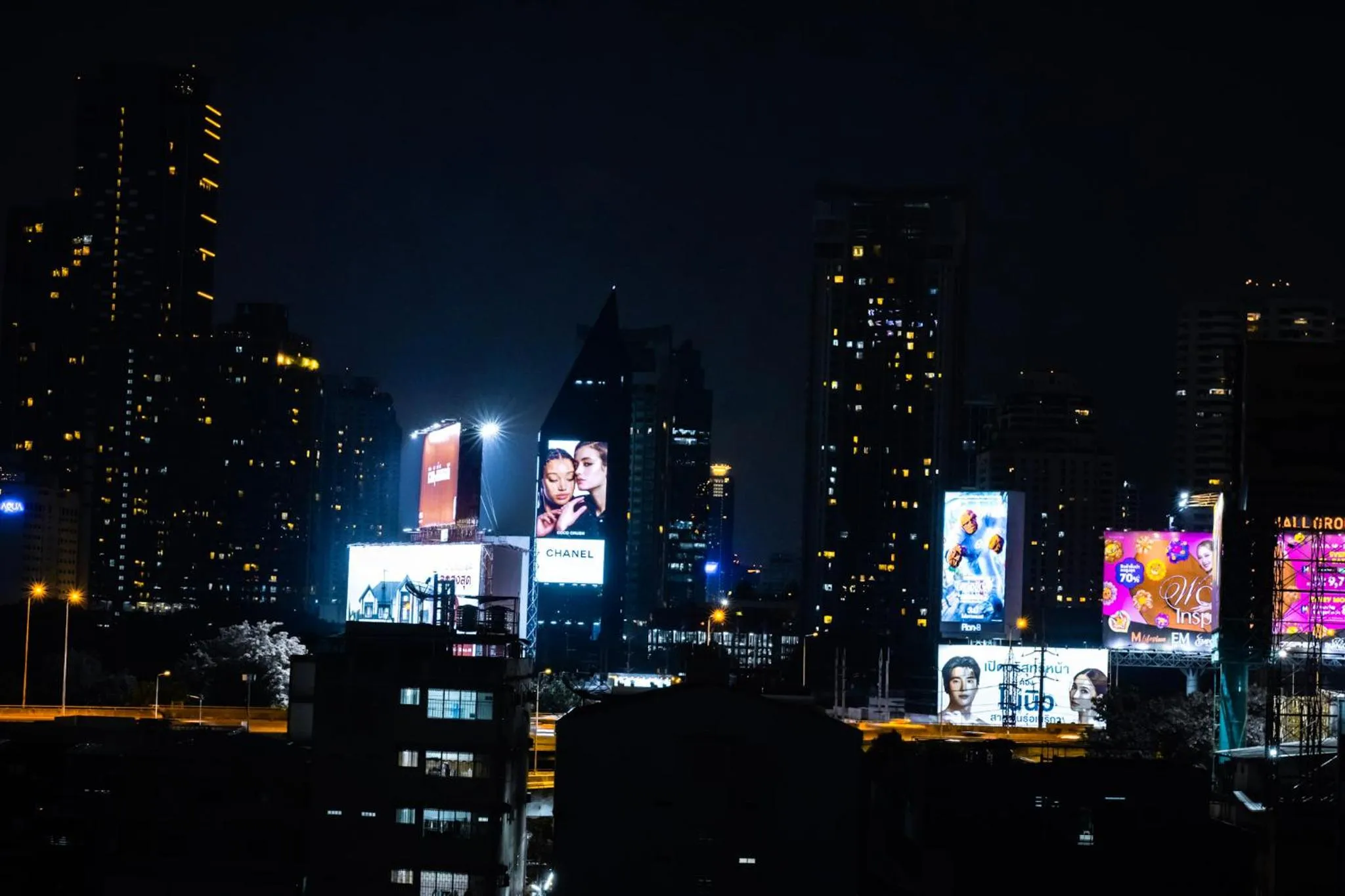 City view in Metro Pratunam Boutique Hotel