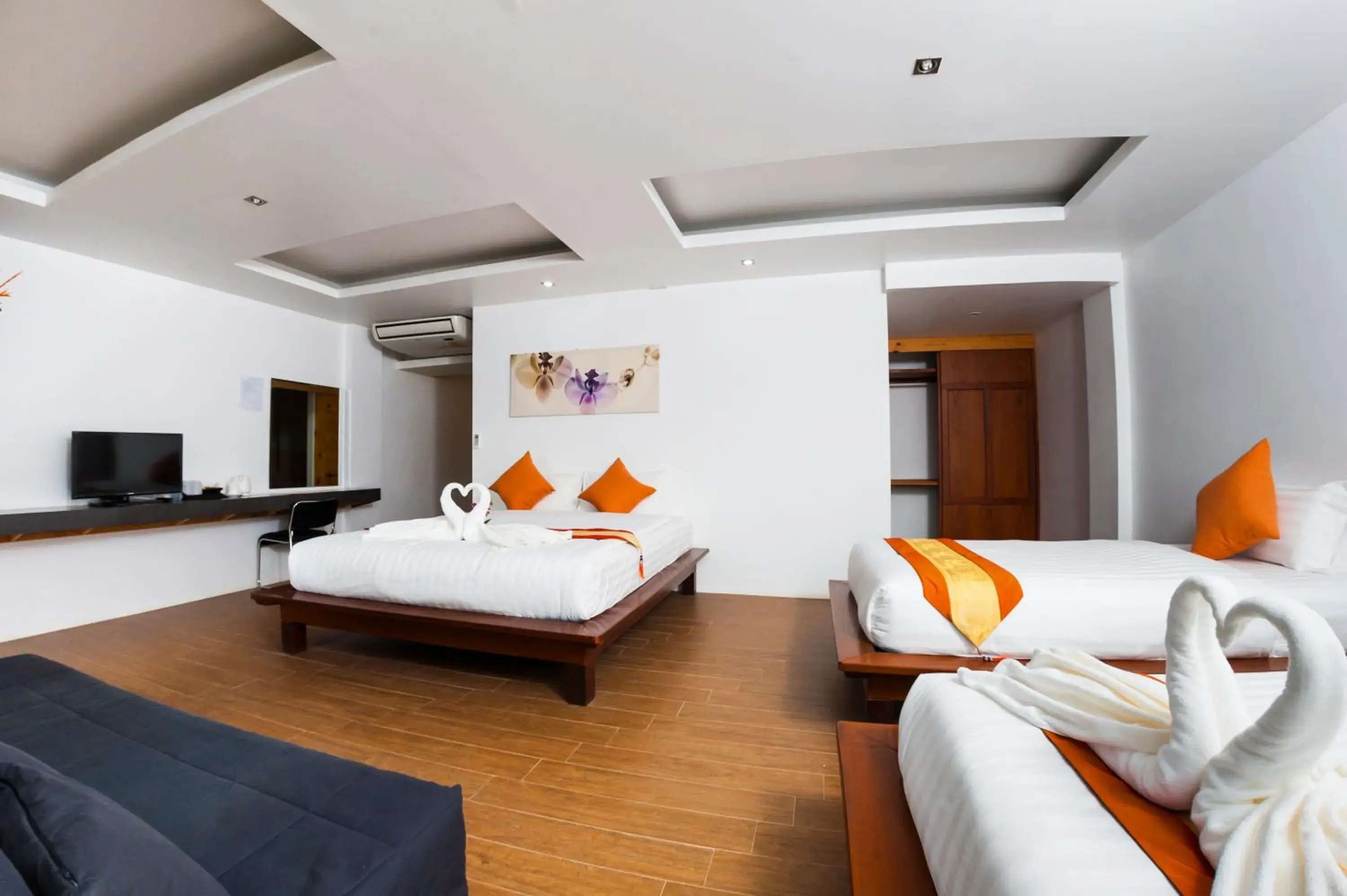 Quadruple Room with Garden View in Pranee Amata Quadruple Room with Garden View in Pranee Amata