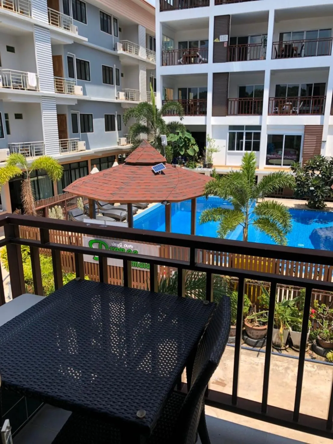 Pool view in Pranee Amata