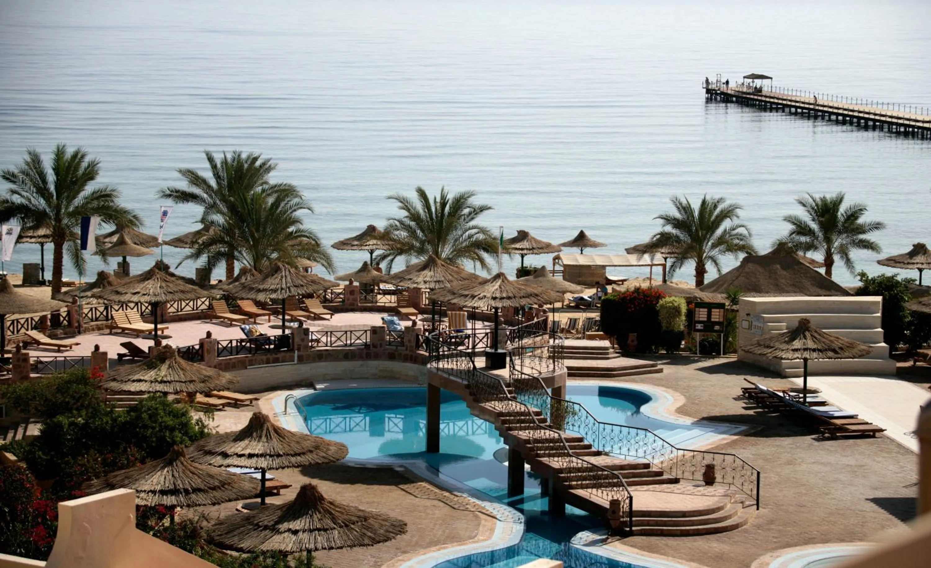 Swimming pool in Flamenco Beach & Resort Quseir