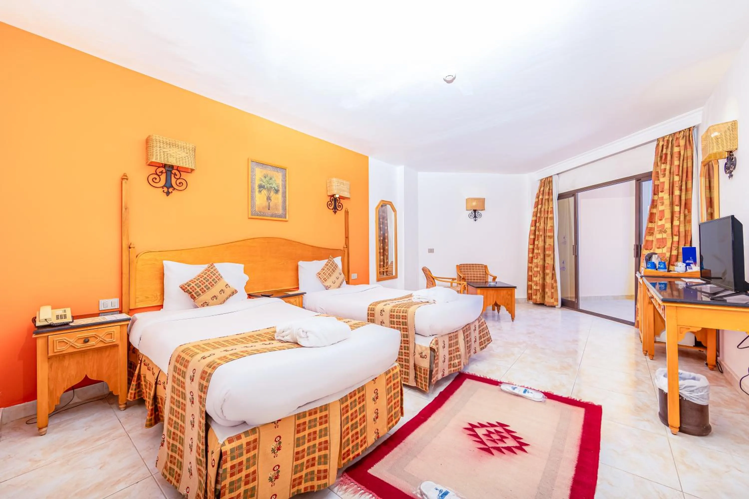 Bed in Flamenco Beach & Resort Quseir