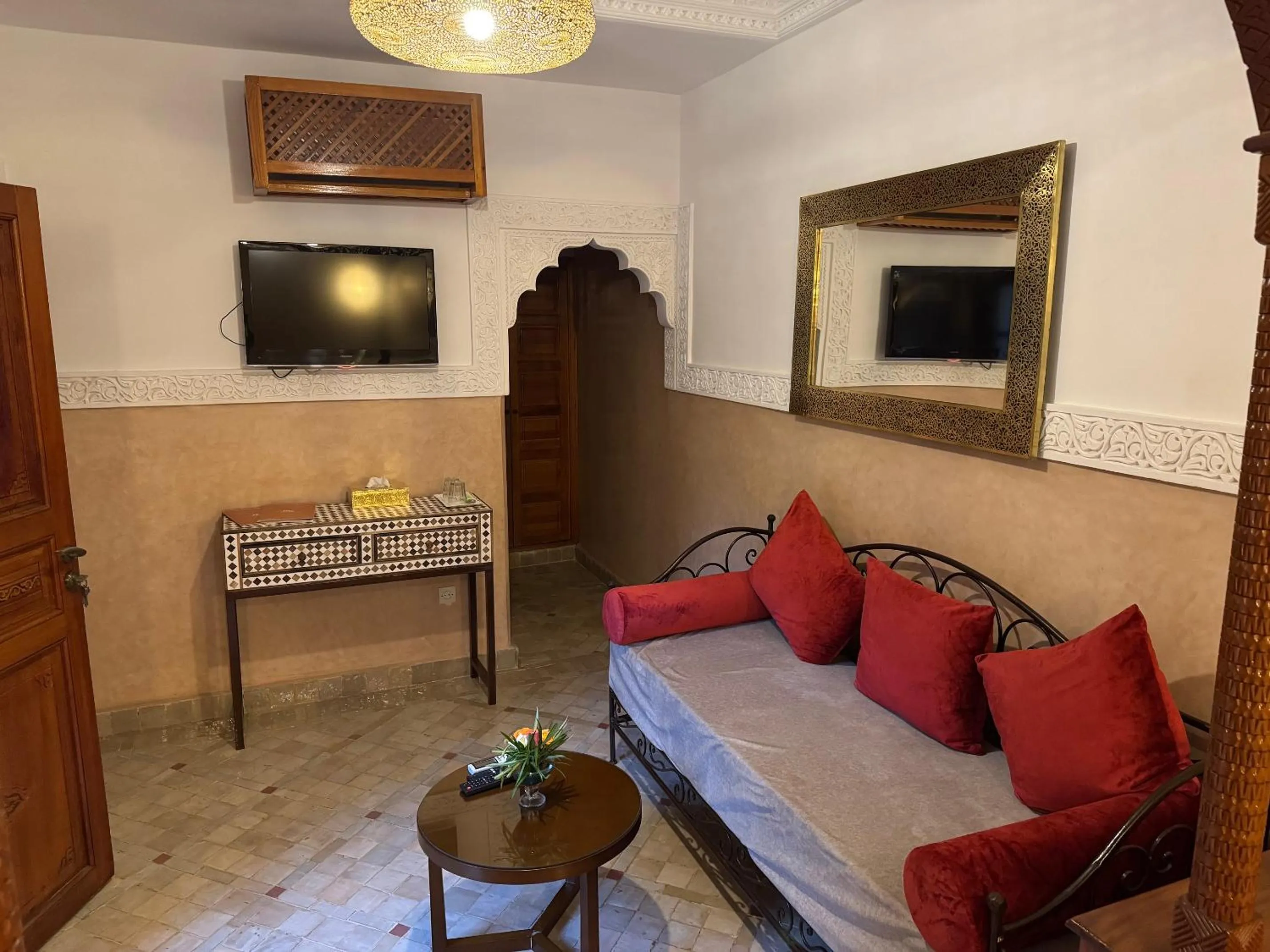 Living room in Riad Atlas Acacia