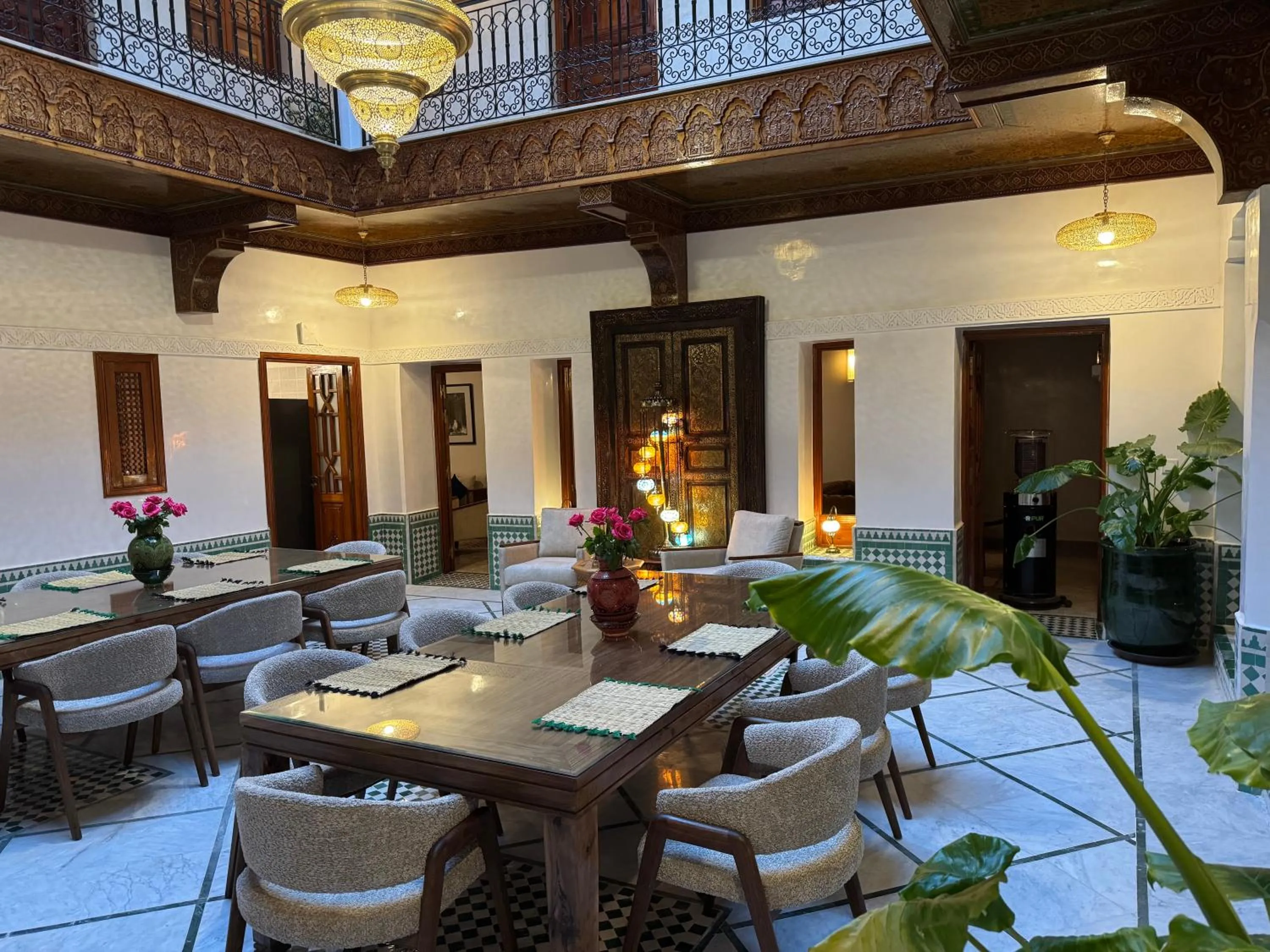 Patio in Riad Atlas Acacia