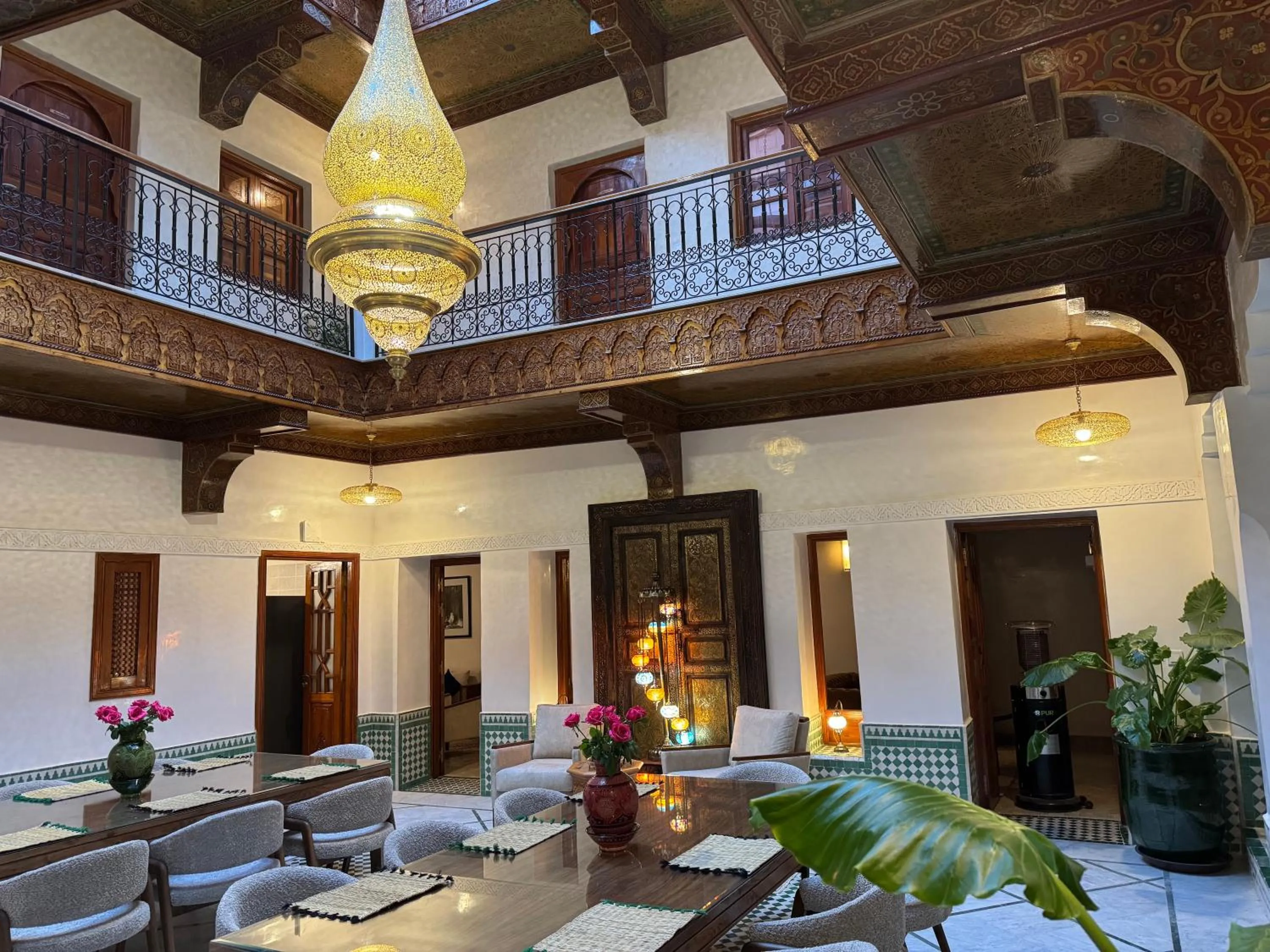 Patio in Riad Atlas Acacia