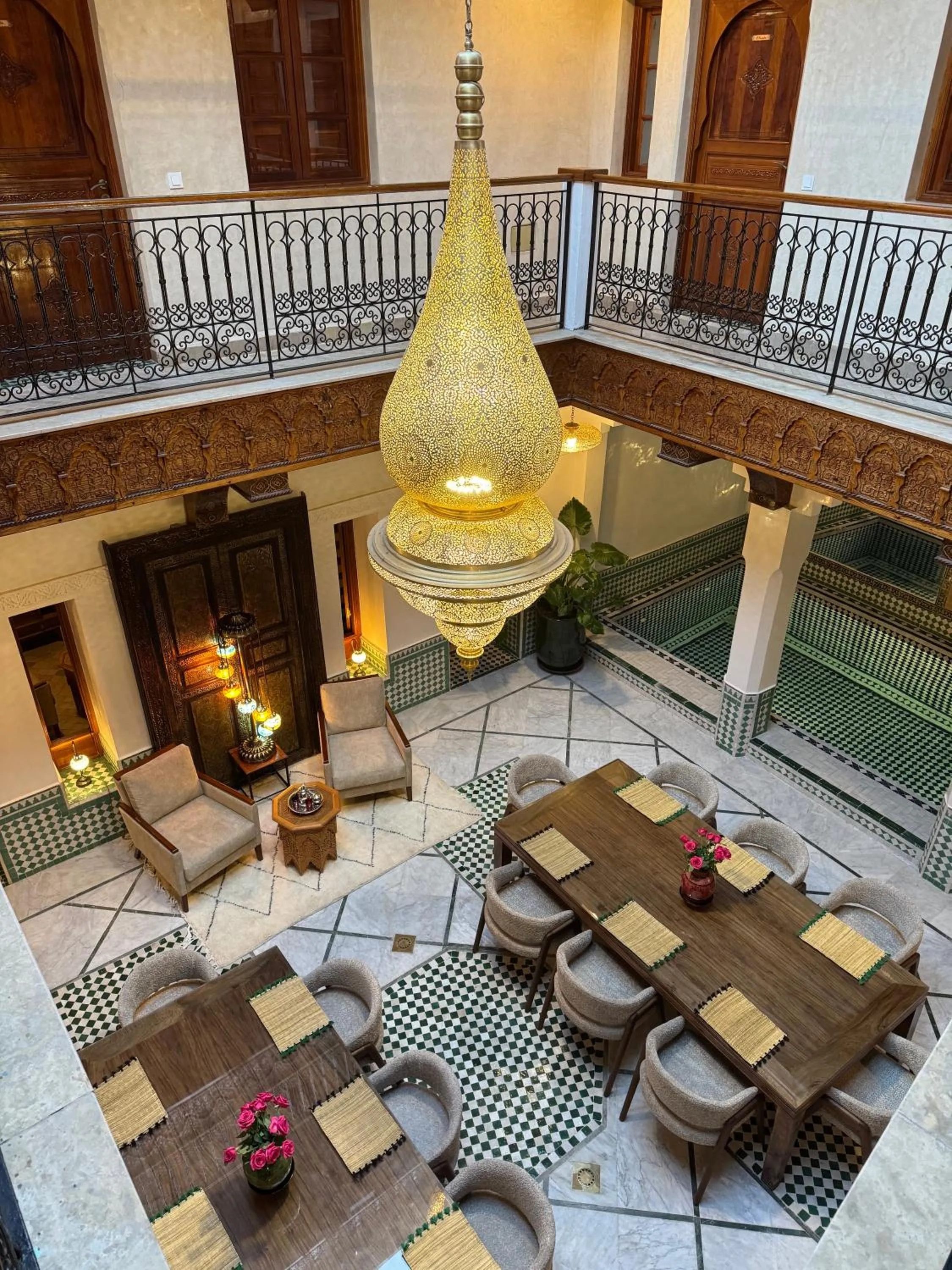 Patio in Riad Atlas Acacia