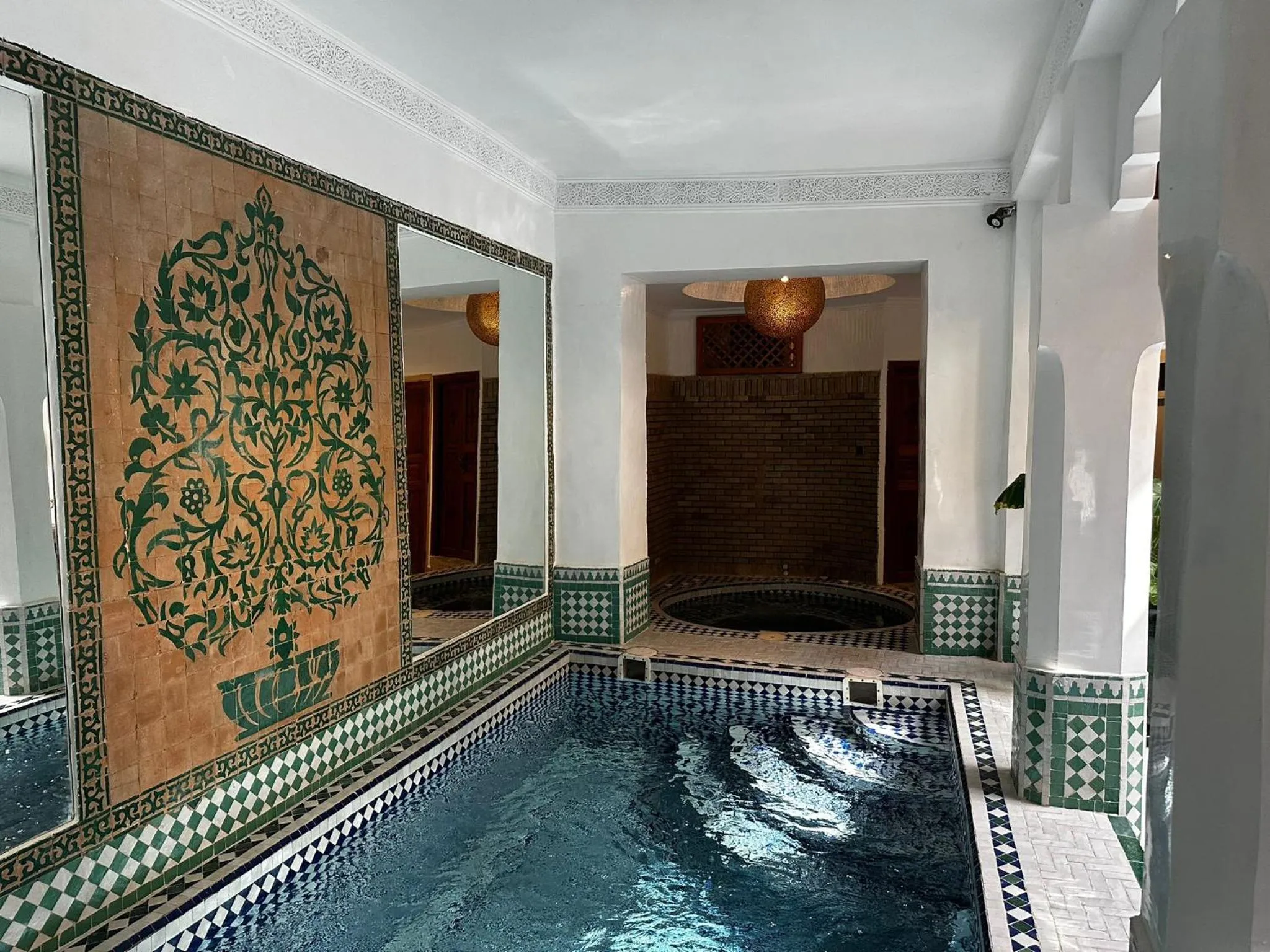 Swimming pool in Riad Atlas Acacia