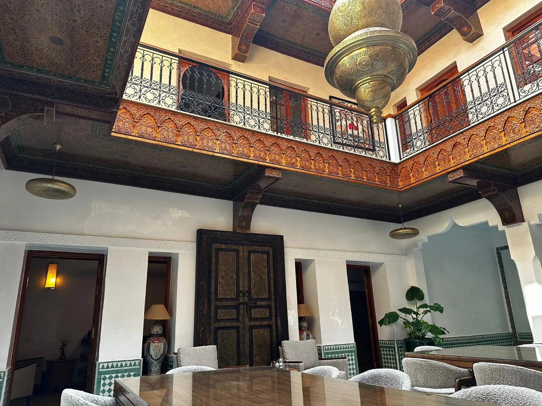 Patio in Riad Atlas Acacia